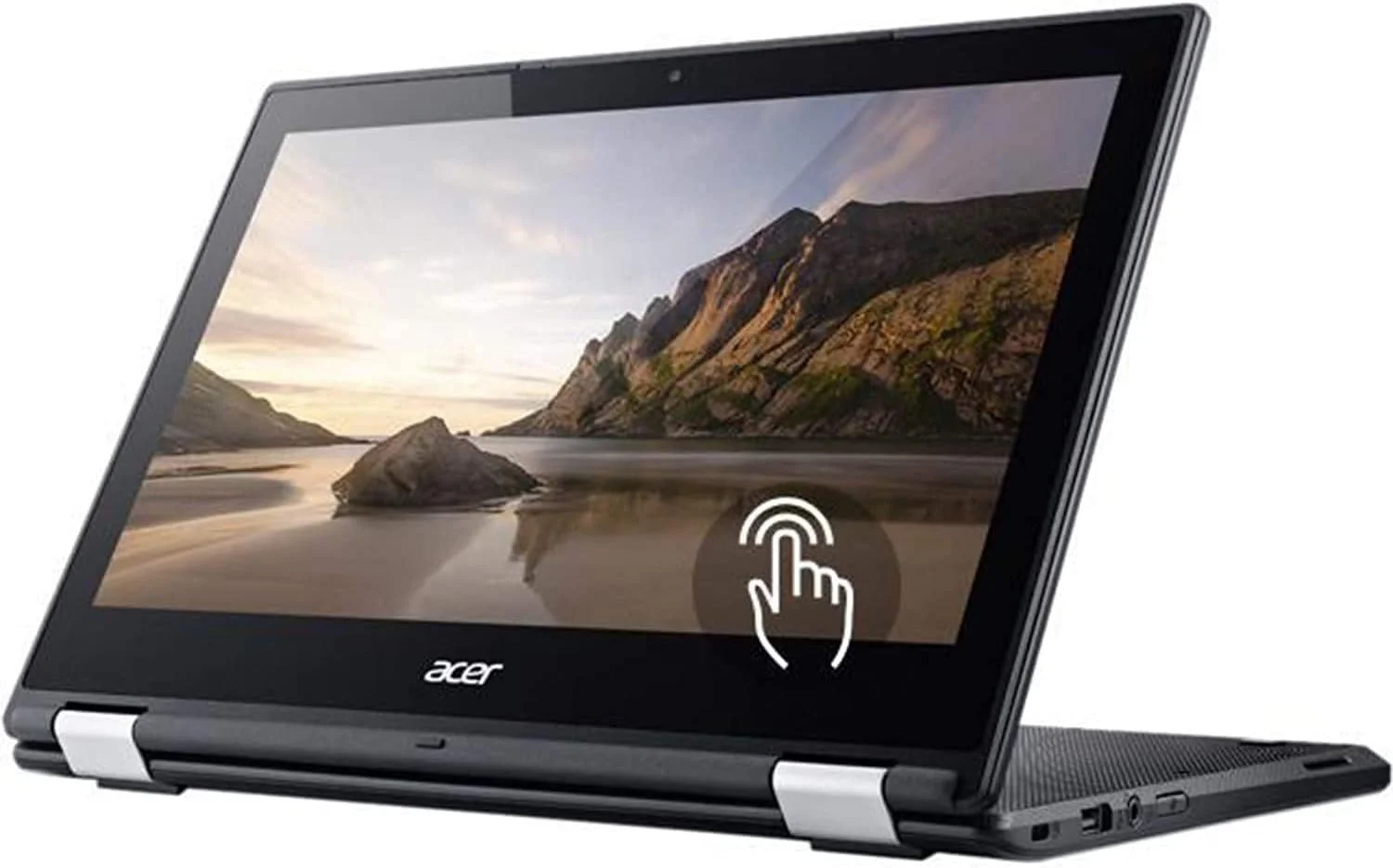 لپ تاپ 2 در 1 لمسی Acer Chromebook R11 (بازسازی شده) اینتل سلرون 4 گیگابایت رم 16 گیگابایت SSD صفحه نمایش 11.6 اینچی، شامل شارژر و سیم برق، وب کم، وای فای، ChromeOS، مشکی لپ تاپ 2 در 1 لمسی Acer Chromebook R11 (بازسازی شده) اینتل سلرون 4 گیگابایت رم 16 گیگابایت SSD صفحه نمایش 11.6 اینچی، شامل شارژر و سیم برق، وب کم، وای فای، ChromeOS، مشکی