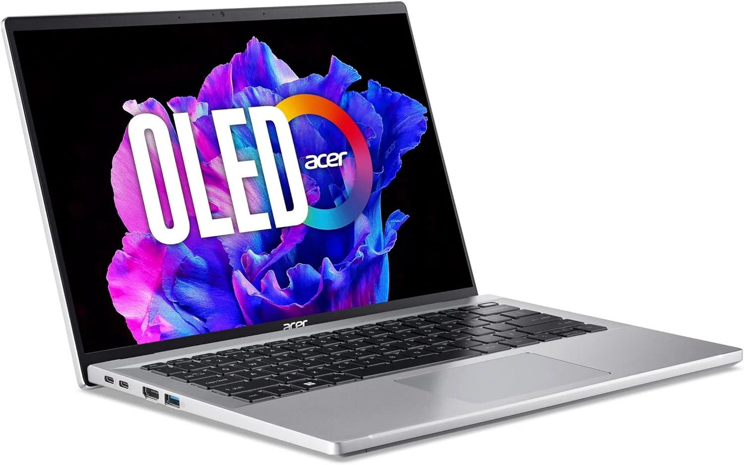 لپ تاپ فوق العاده باریک Acer Swift Go LPT نسل سیزدهم Intel Core i5-1335U با 10 هسته تا 4.60 گیگاهرتز / 8 گیگابایت رم LPDDR5 / 512 گیگابایت SSD / گرافیک Intel Iris XE / 14 اینچ 2.8K OLED DCI-P3 100% sRGB / FP / صفحه کلید با نور پس زمینه / Win11 Home نقره ای لپ تاپ فوق العاده باریک Acer Swift Go LPT نسل سیزدهم Intel Core i5-1335U با 10 هسته تا 4.60 گیگاهرتز / 8 گیگابایت رم LPDDR5 / 512 گیگابایت SSD / گرافیک Intel Iris XE / 14 اینچ 2.8K OLED DCI-P3 100% sRGB / FP / صفحه کلید با نور پس زمینه / Win11 Home نقره ای