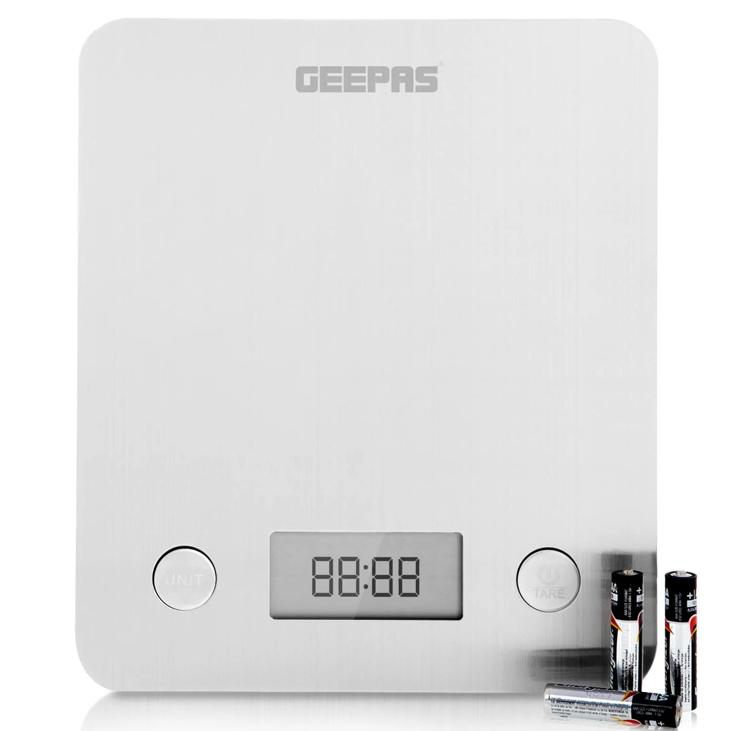 ترازوی آشپزخانه دیجیتال جیپاس، سفید، مدل GKS46507UK
