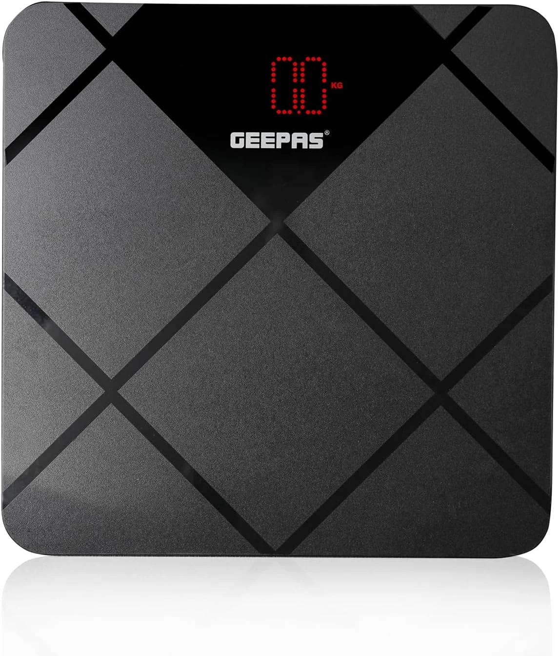 ترازو وزن کشی جیپاس مدل GBS46523UK | نمایشگر خوانا، صفحه بزرگ | حداکثر ظرفیت 150 کیلوگرم | شیشه حرارت دیده 6 میلی متری، خاموش شدن و صفر شدن خودکار | 2 سال گارانتی