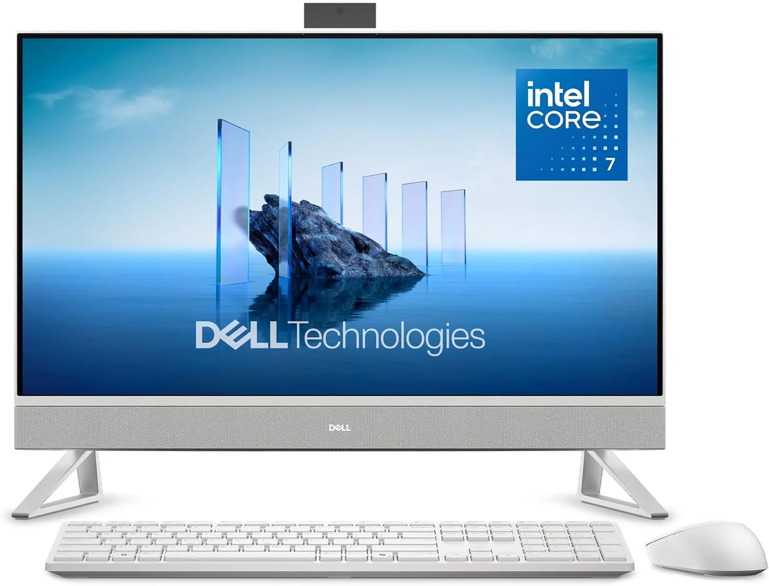 کامپیوتر همه کاره 27 اینچی دل مدل ec27250 با صفحه نمایش FHD (1920 x 1080)، پردازنده Intel Core 7 150U، گرافیک Intel، رم 16 گیگابایتی DDR5، حافظه SSD 1 ترابایتی، ویندوز 11 هوم، خدمات در محل - سفید