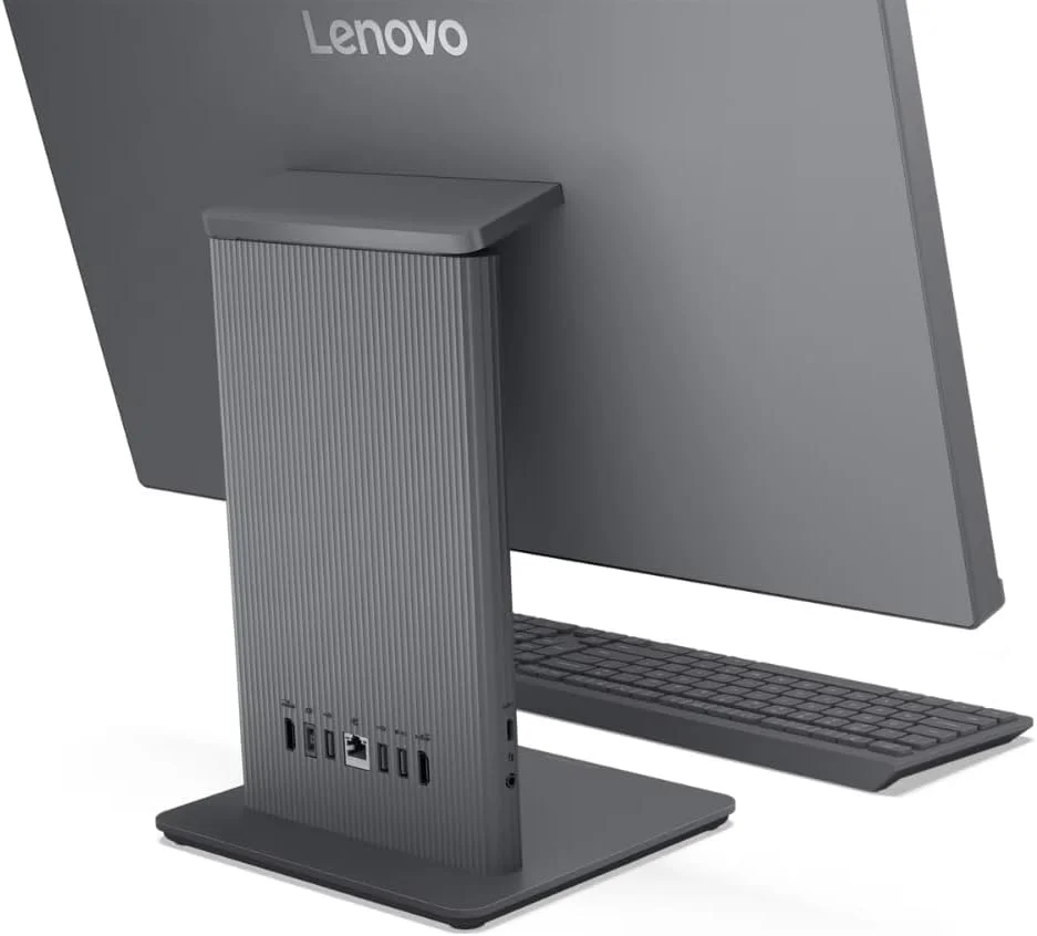 کامپیوتر همه کاره لنوو IdeaCentre 24IRH9، پردازنده نسل سیزدهم Intel Core i5-13420H، گرافیک Intel UHD، رم 8 گیگابایتی DDR5، حافظه SSD 512 گیگابایتی M.2، صفحه نمایش 23.8 اینچی FHD، بلندگوهای 3Wx2، ویندوز 11 پرو (خاکستری لونا)