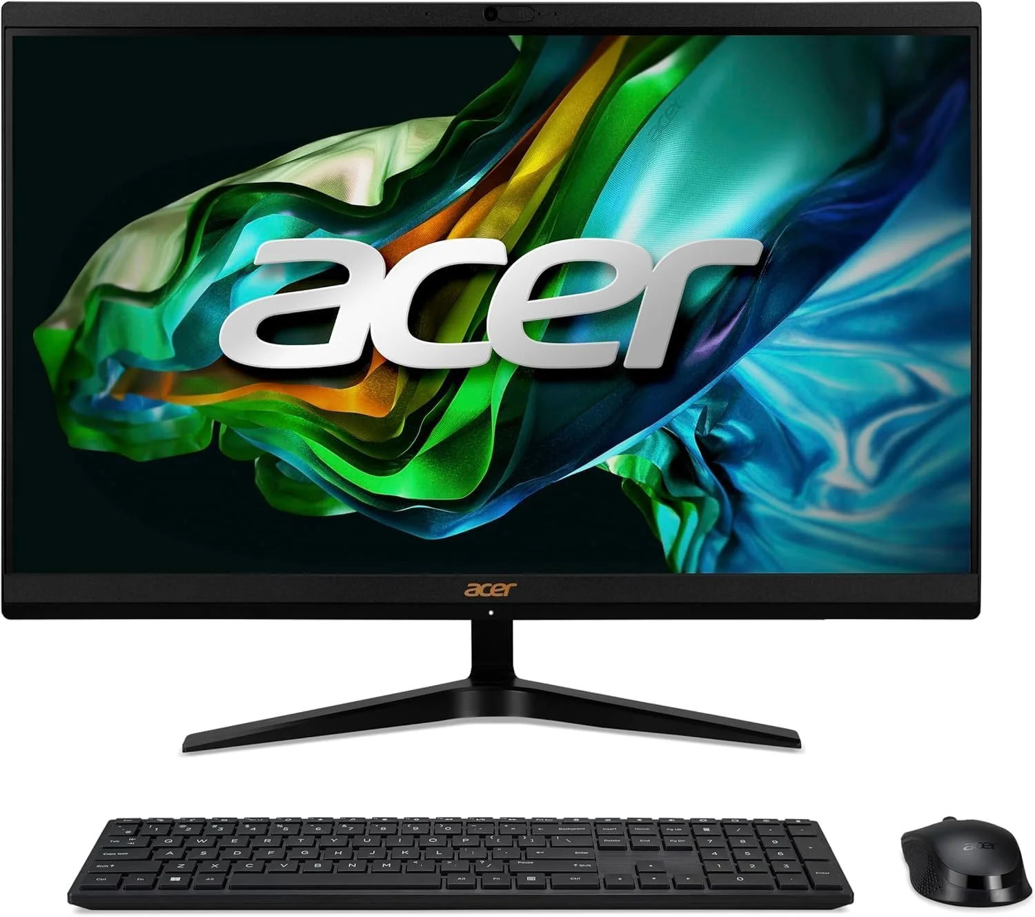 کامپیوتر همه کاره 24 اینچی Acer Aspire C24، پردازنده نسل سیزدهم Intel Core i5-1334U | رم 16 گیگابایتی DDR4 | حافظه SSD 512 گیگابایتی | بلندگوهای داخلی | کیبورد و ماوس بی سیم | ویندوز 11 پرو - 1 سال گارانتی سازنده ایسر