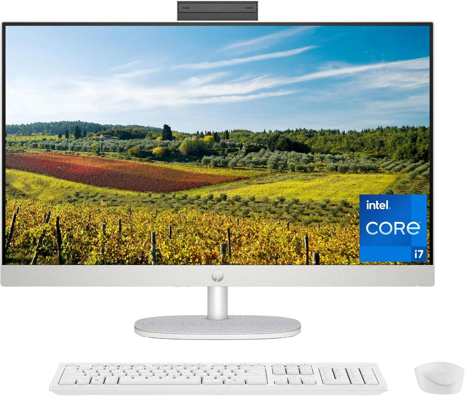 کامپیوتر رومیزی آل این وان 27 اینچی HP، نمایشگر FHD، پردازنده نسل سیزدهم Intel Core i7-1355U، رم 16 گیگابایتی، SSD 512 گیگابایتی، گرافیک Intel UHD، ویندوز 11، بدون قابلیت لمسی (قابل ارتقا)