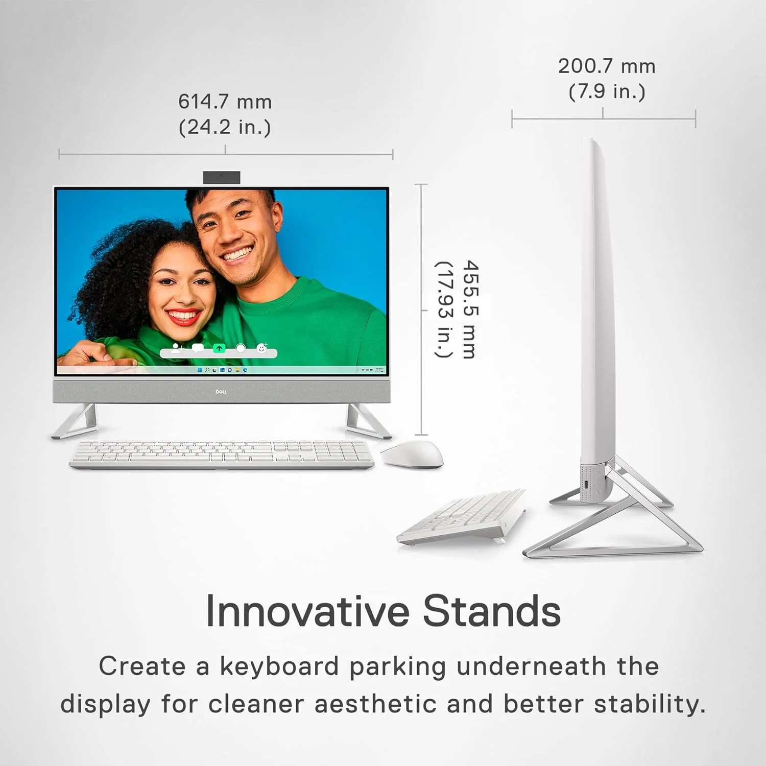 کامپیوتر همه کاره Dell Inspiron 7720 - صفحه نمایش لمسی 27 اینچی FHD، پردازنده Core i7-1355U، رم 32 گیگابایتی، 512 گیگابایت SSD + 1 ترابایت HDD، کارت گرافیک NVIDIA GeForce MX550 GDDR6، ویندوز 11 پرو، 1 سال پشتیبانی پریمیوم + 6 ماه Migrate - سفید کامپیوتر همه کاره Dell Inspiron 7720 - صفحه نمایش لمسی 27 اینچی FHD، پردازنده Core i7-1355U، رم 32 گیگابایتی، 512 گیگابایت SSD + 1 ترابایت HDD، کارت گرافیک NVIDIA GeForce MX550 GDDR6، ویندوز 11 پرو، 1 سال پشتیبانی پریمیوم + 6 ماه Migrate - سفید