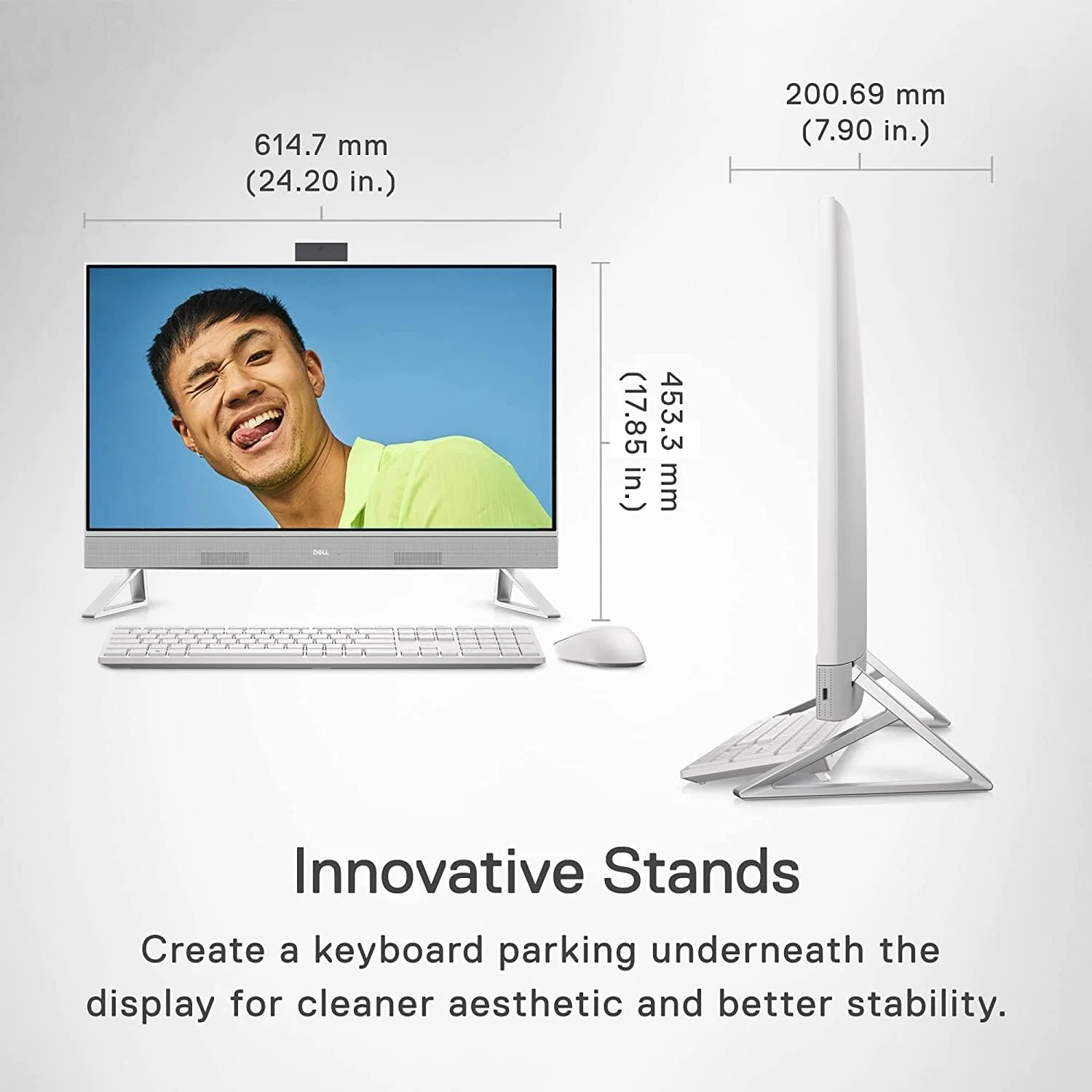 کامپیوتر آل این وان دل Inspiron 7710، صفحه لمسی 27 اینچی، پردازنده Intel i7-1255U، رم 16 گیگابایتی، 512 گیگابایت SSD + 1 ترابایت HDD، کارت گرافیک 2 گیگابایتی Nvidia MX550، ویندوز 11 هوم، کیبورد و ماوس انگلیسی بیسیم، سفید کامپیوتر آل این وان دل Inspiron 7710، صفحه لمسی 27 اینچی، پردازنده Intel i7-1255U، رم 16 گیگابایتی، 512 گیگابایت SSD + 1 ترابایت HDD، کارت گرافیک 2 گیگابایتی Nvidia MX550، ویندوز 11 هوم، کیبورد و ماوس انگلیسی بیسیم، سفید