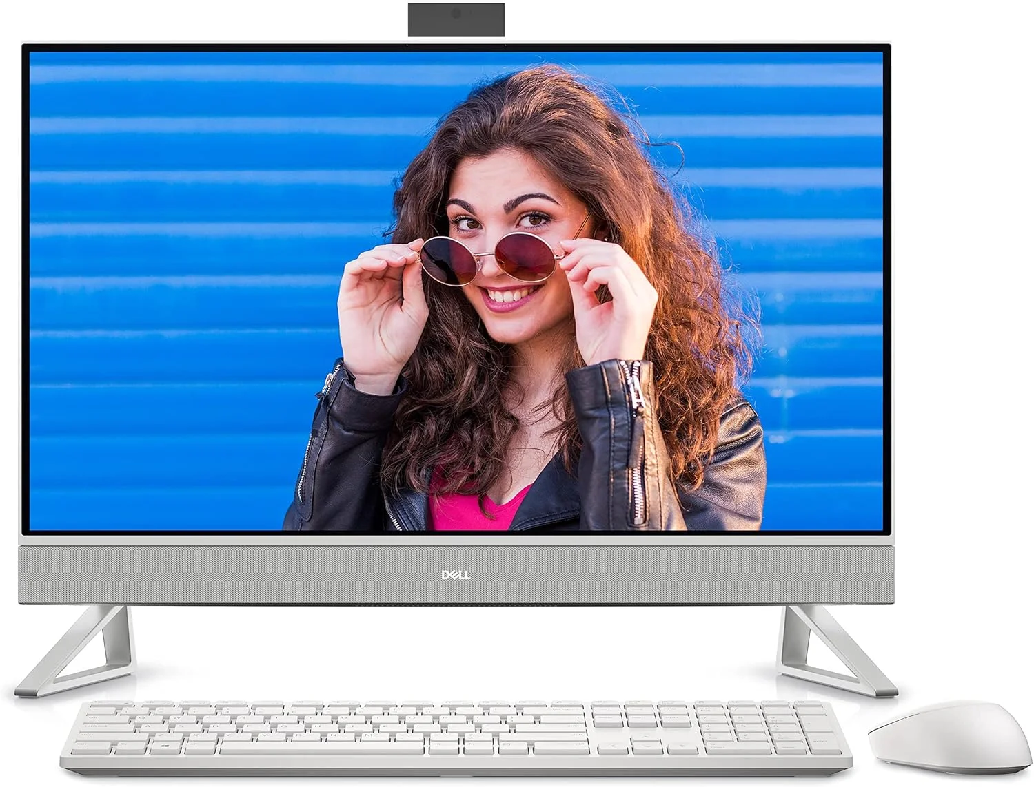 کامپیوتر آل این وان Dell Inspiron 7710 مدل 2023، صفحه نمایش لمسی 27 اینچی FHD، پردازنده Intel i7-1255U 10 هسته ای، کارت گرافیک NVIDIA GeForce MX550، رم 64 گیگابایتی DDR4، حافظه SSD 2 ترابایتی و HDD 1 ترابایتی، WiFi 6E، بلوتوث، Type-C، HDMI، ویندوز 11 پرو، سفید صدفی