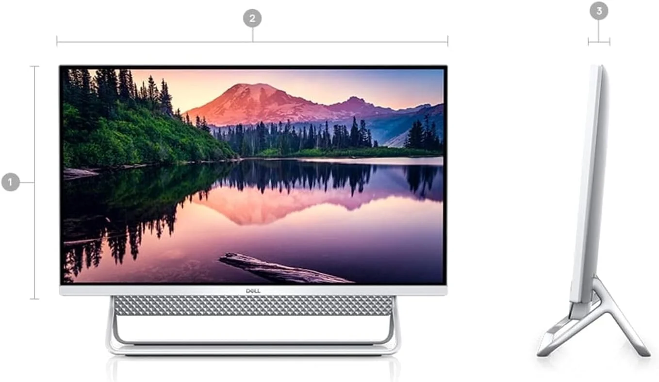 دل (بازسازی شده) Inspiron 7700 AIO لمسی | 27 اینچ 1920x1080 FHD | پردازنده Core i7-1165G7 - هارد درایو 512 گیگابایتی SSD - رم 16 گیگابایتی | 4 هسته @ 4.7 گیگاهرتز ویندوز 11 نسخه خانگی مشکی