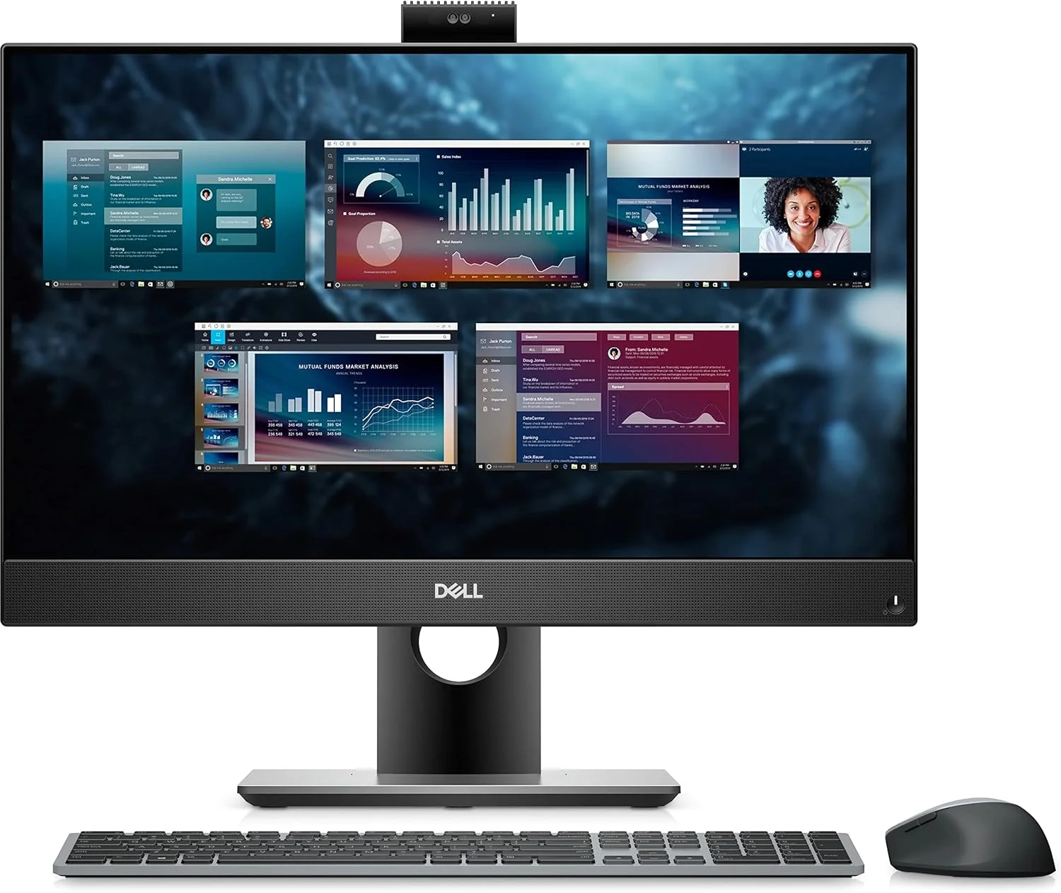 کامپیوتر آل این وان Dell OptiPlex 7000 7490 - پردازنده Intel Core i7 نسل دهم i7-10700 هشت هسته ای (8 هسته) 2.90 گیگاهرتز - 16 گیگابایت رم DDR4 SDRAM - 256 گیگابایت M.2 PCI Express NVMe SSD - 23.8 اینچ Full HD 1920 x 1080