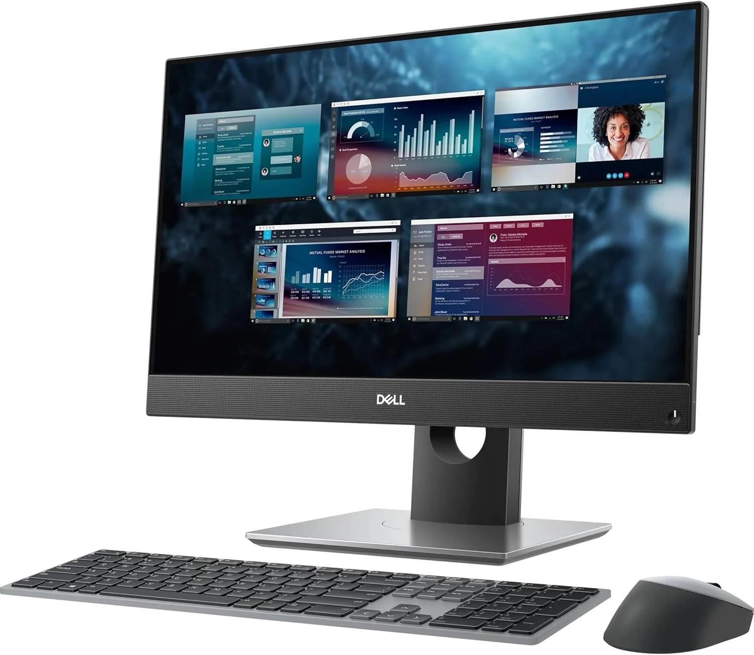 کامپیوتر همه کاره Dell OptiPlex 7000 7490 - پردازنده Intel Core i5 نسل دهم i5-10505 شش هسته ای (6 هسته) 3.20 گیگاهرتز - 8 گیگابایت رم DDR4 SDRAM - 256 گیگابایت M.2 PCI Express NVMe 3.0 x4 SSD - 23.8 اینچ Full HD 1920 x 1080 -