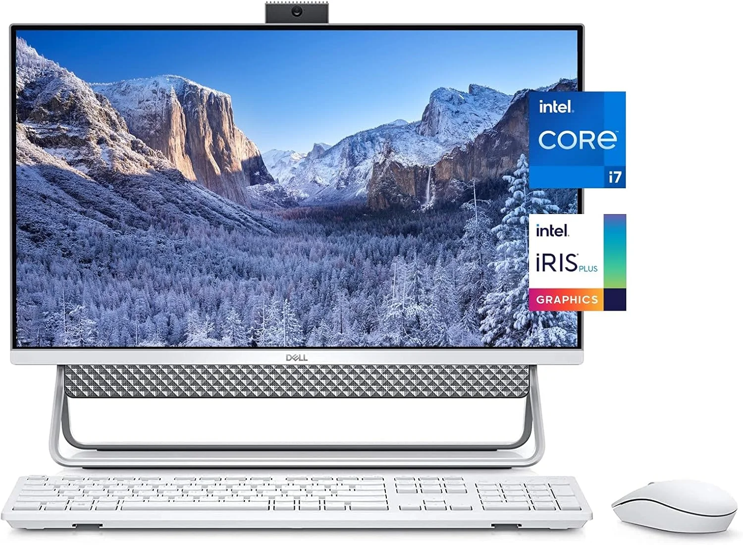 کامپیوتر همه کاره Dell Inspiron 7700 با صفحه نمایش لمسی 27 اینچی FHD IPS، پردازنده نسل 11 اینتل Core i7-1165G7، رم 64 گیگابایتی، SSD 2 ترابایتی، WiFi، وب کم پاپ آپ، ماوس و کیبورد بی سیم، ویندوز 10، نقره ای (آخرین مدل)