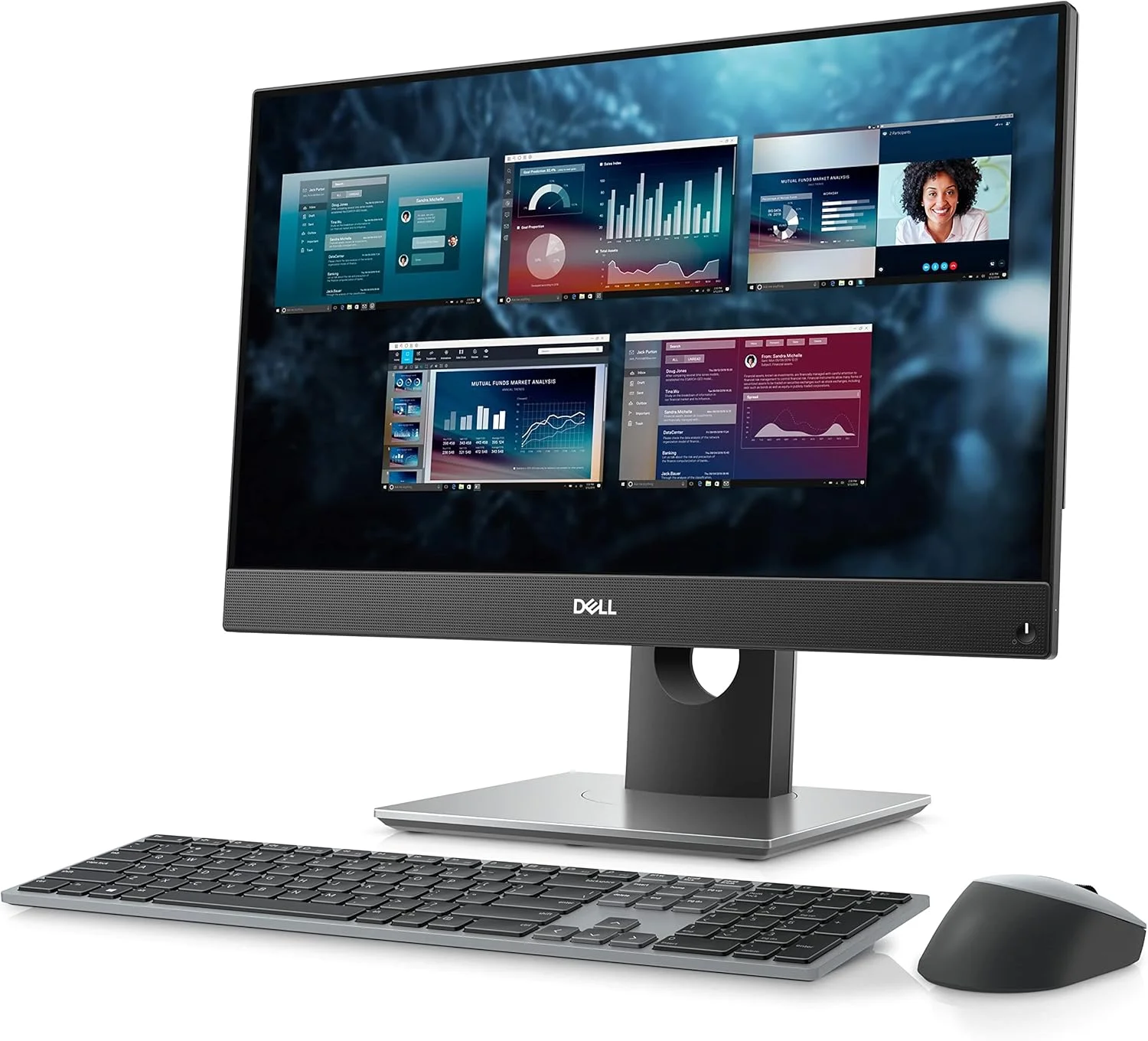 کامپیوتر همه کاره Dell OptiPlex 7000 7490 - پردازنده Intel Core i5 نسل دهم i5-10505 شش هسته ای (6 هسته) 3.20 گیگاهرتز - 16 گیگابایت رم DDR4 SDRAM - 256 گیگابایت M.2 PCI Express NVMe SSD - 23.8 اینچ Full HD 1920 x 1080 -