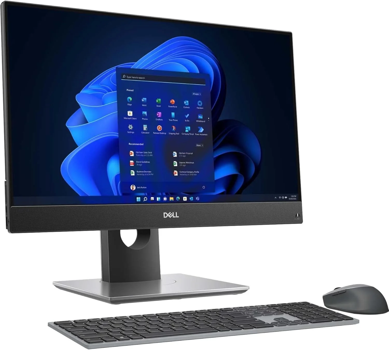 کامپیوتر همه کاره Dell OptiPlex 7000 7400 - پردازنده Intel Core i7 نسل دوازدهم i7-12700 دوازده هسته ای (12 هسته) 2.10 گیگاهرتز - 16 گیگابایت رم DDR4 SDRAM - 256 گیگابایت M.2 PCI Express NVMe 3.0 x4 SSD - 23.8 اینچ Full HD 1920 x