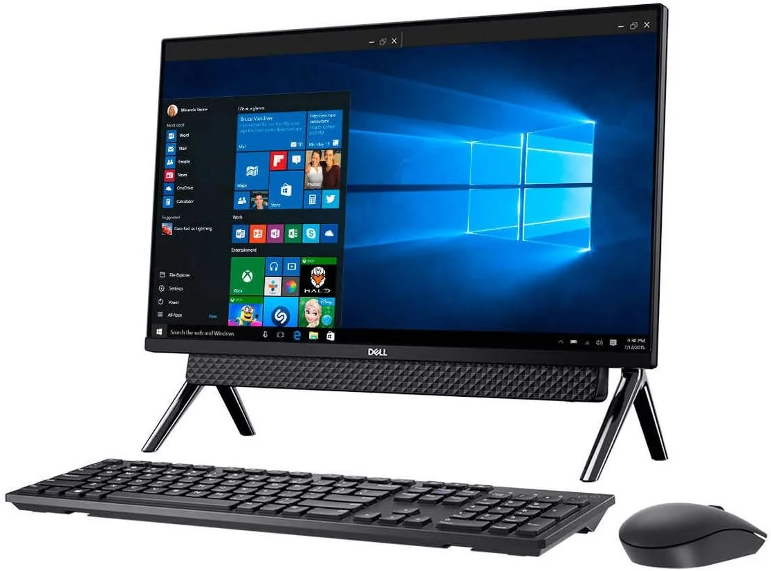 کامپیوتر رومیزی آل این وان Dell Inspiron 27 7790 مدل 2020، صفحه نمایش 27 اینچی FHD IPS، پردازنده نسل دهم Intel Quad-Core i5-10210U (بهتر از i7-8550U)، رم 8 گیگابایتی DDR4، حافظه SSD 256 گیگابایتی PCIe، هارد دیسک 1 ترابایتی، ویندوز 10