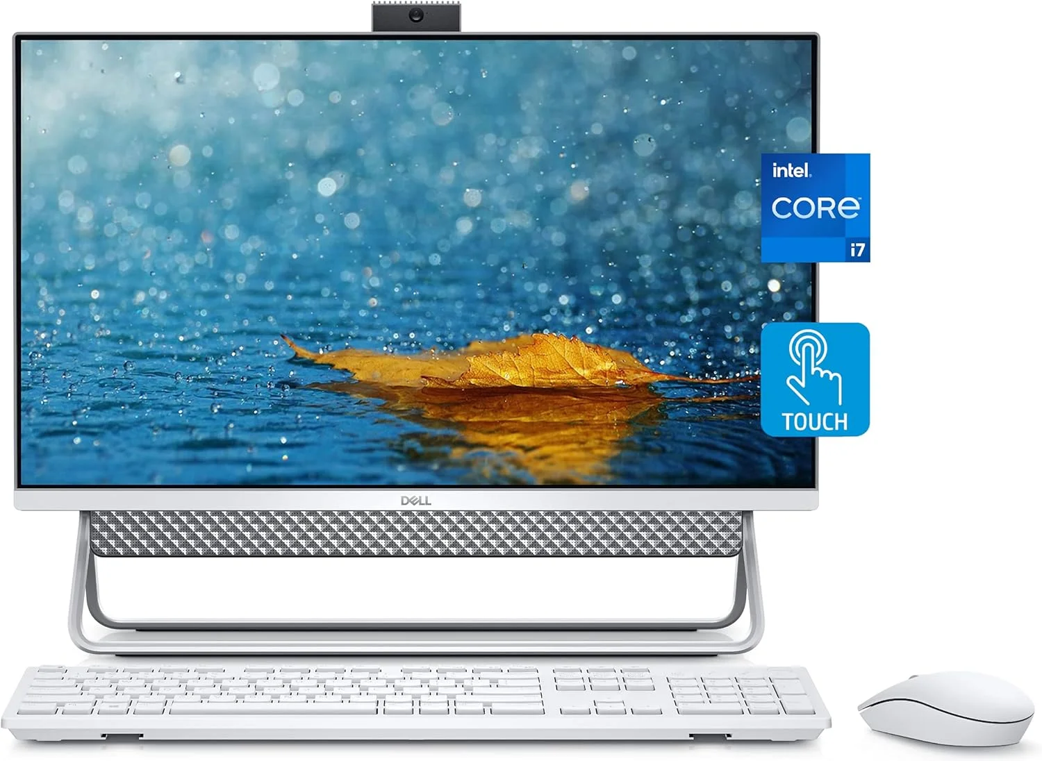 کامپیوتر همه کاره DELL Inspiron 24 5000 مدل 2021، صفحه نمایش لمسی 24 اینچی FHD، پردازنده i7-1165G7، کارت گرافیک GeForce MX330، رم 16 گیگابایتی، حافظه SSD 1 ترابایتی، وب کم، WiFi 6، بلوتوث 5.1، کیبورد و ماوس بی سیم، ویندوز 10 هوم