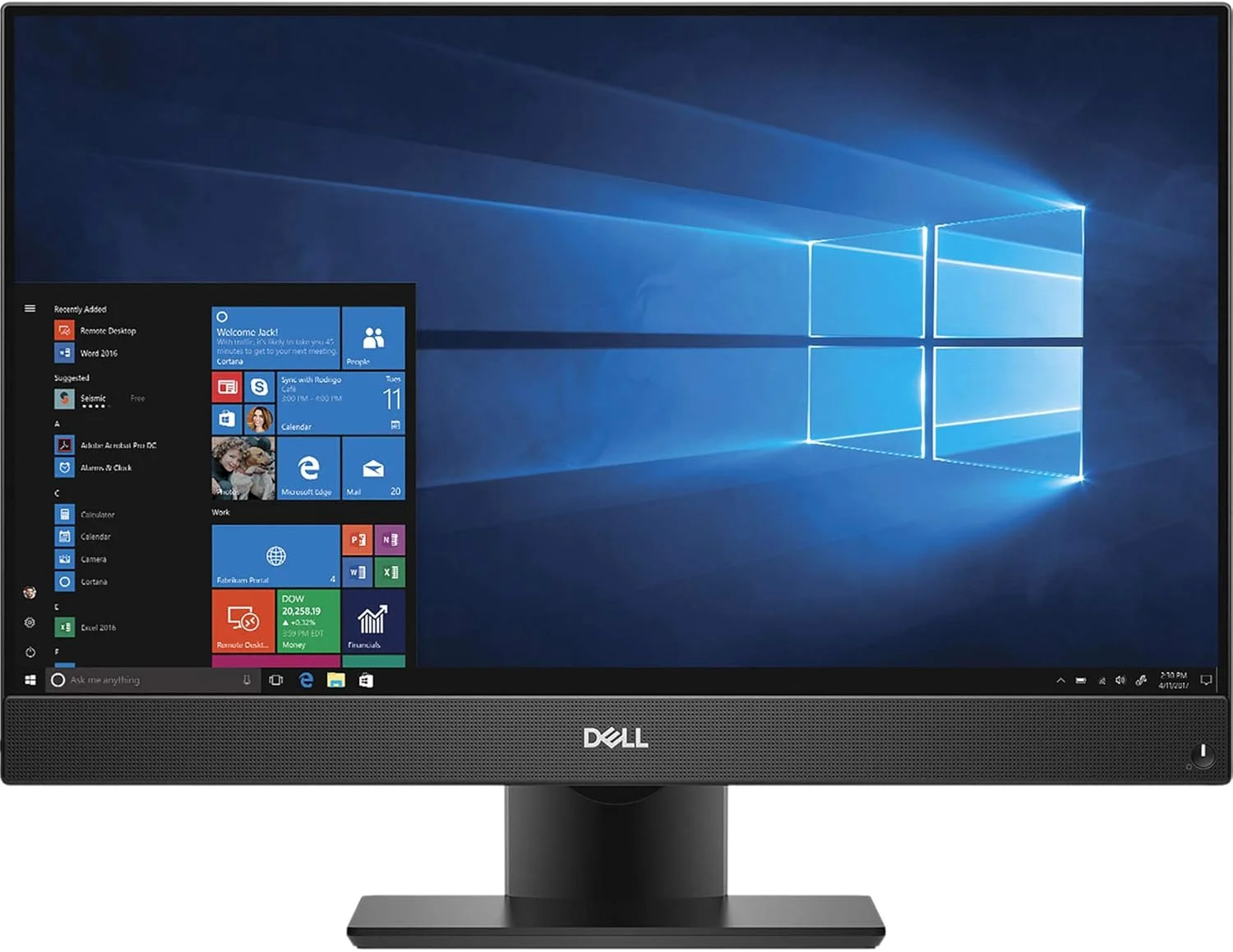 کامپیوتر همه کاره Dell OptiPlex 7000 7460، پردازنده Intel Core i5-8500 (نسل هشتم) 3 گیگاهرتز، 8 گیگابایت رم DDR4 SDRAM، هارد دیسک 500 گیگابایتی، صفحه نمایش لمسی 23.8 اینچی، ویندوز 10 پرو 64 بیتی (انگلیسی/فرانسوی/اسپانیایی)، مدل J12YD