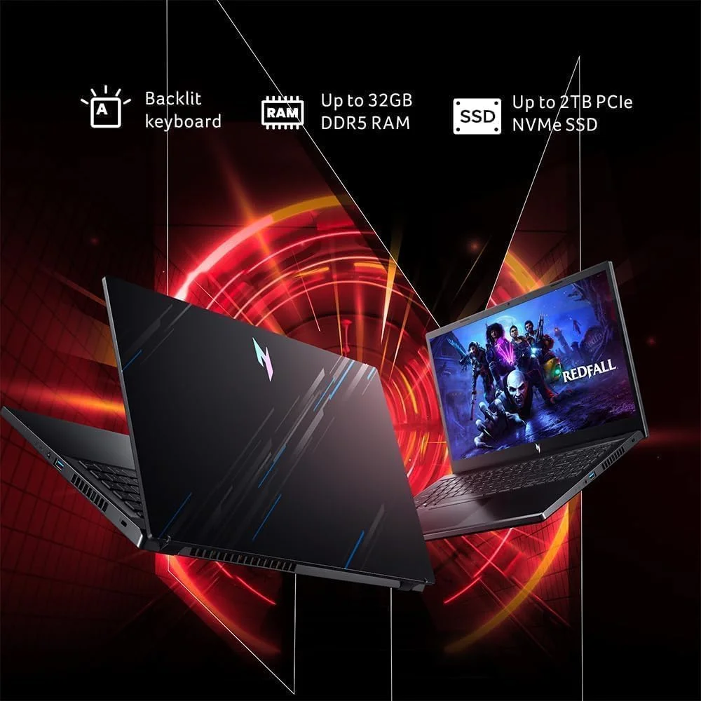 لپ تاپ گیمینگ Acer Nitro V15 - نسل سیزدهم Intel i5-13420H، رم 16 گیگابایت، SSD 512 ترابایت، 144 هرتز، گرافیک RTX 3050 6GB، ویندوز 11 هوم (قابل ارتقا) لپ تاپ گیمینگ Acer Nitro V15 - نسل سیزدهم Intel i5-13420H، رم 16 گیگابایت، SSD 512 ترابایت، 144 هرتز، گرافیک RTX 3050 6GB، ویندوز 11 هوم (قابل ارتقا)