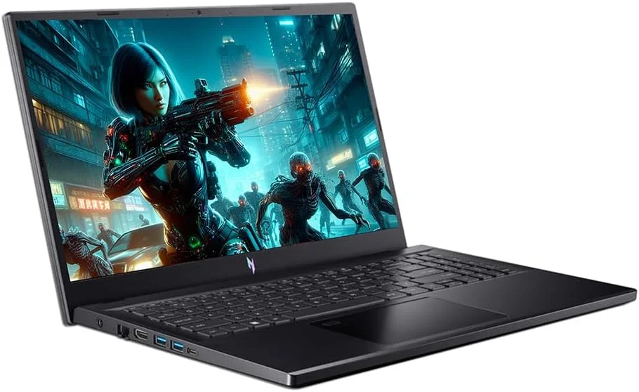 لپ تاپ گیمینگ Acer Nitro V 15 با نمایشگر 15.6 اینچی، پردازنده Core i5-13420H، رم 16 گیگابایتی DDR5، حافظه SSD 512 گیگابایتی، گرافیک 4 گیگابایتی Nvidia RTX 2050، ویندوز 11 انگلیسی، صفحه کلید انگلیسی، مشکی (ارتقا یافته)