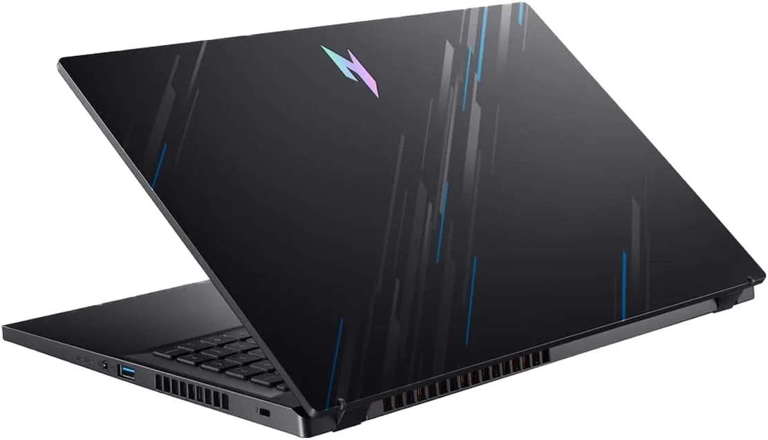 لپ تاپ گیمینگ ایسر Nitro V 15 با پردازنده Intel Core I5-13420H، رم 8 گیگابایت، حافظه SSD 512 گیگابایت، کارت گرافیک Nviidia RTX2050 4 گیگابایت، صفحه نمایش 15.6 اینچ FHD 144 هرتز، ویندوز 11 و کیبورد انگلیسی مشکی