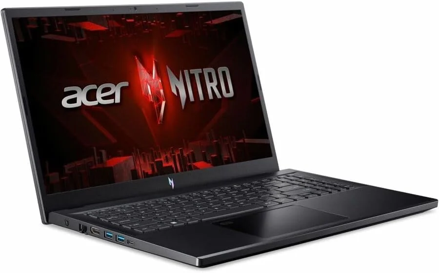 لپ تاپ گیمینگ Acer Nitro V، صفحه نمایش 15.6 اینچی FHD IPS، 144 هرتز، پردازنده Intel i5-13420H، 8 هسته ای، GeForce RTX 4050، رم 16 گیگابایتی DDR5، SSD 1 ترابایتی، ویندوز 11، مشکی، موس TWE لپ تاپ گیمینگ Acer Nitro V، صفحه نمایش 15.6 اینچی FHD IPS، 144 هرتز، پردازنده Intel i5-13420H، 8 هسته ای، GeForce RTX 4050، رم 16 گیگابایتی DDR5، SSD 1 ترابایتی، ویندوز 11، مشکی، موس TWE