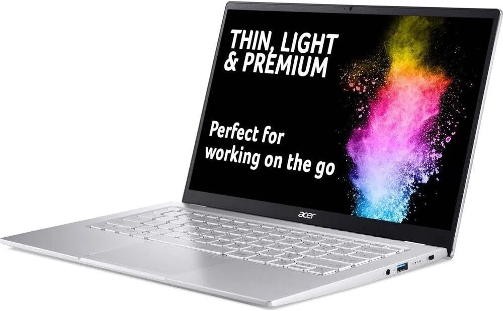 لپ تاپ 14 اینچی Acer Swift 3 SF314-512 (پردازنده Intel Core i5-1240P، 8 گیگابایت رم، 512 گیگابایت SSD، صفحه نمایش Quad HD، ویندوز 11، نقره ای (بازسازی شده))