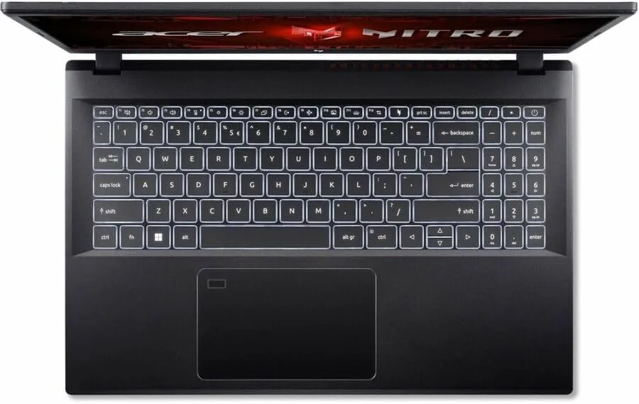 لپ تاپ گیمینگ Acer Nitro V، صفحه نمایش 15.6 اینچی FHD IPS، 144 هرتز، پردازنده Intel i5-13420H، 8 هسته ای، GeForce RTX 4050، رم 16 گیگابایتی DDR5، SSD 1 ترابایتی، ویندوز 11، مشکی، موس TWE لپ تاپ گیمینگ Acer Nitro V، صفحه نمایش 15.6 اینچی FHD IPS، 144 هرتز، پردازنده Intel i5-13420H، 8 هسته ای، GeForce RTX 4050، رم 16 گیگابایتی DDR5، SSD 1 ترابایتی، ویندوز 11، مشکی، موس TWE