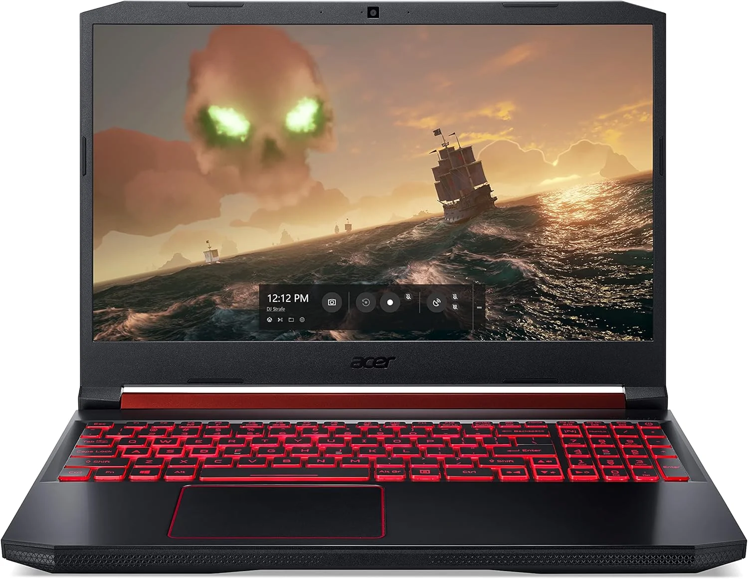 لپ تاپ گیمینگ Acer Nitro 5، نسل نهم پردازنده Intel Core i5-9300H، کارت گرافیک NVIDIA GeForce GTX 1650، صفحه نمایش 15.6 اینچی Full HD IPS، رم 8 گیگابایتی DDR4، حافظه SSD NVMe 256 گیگابایتی، Wi-Fi 6، کیبورد با نور پس زمینه، دارای Alexa داخلی، AN515-54-5812