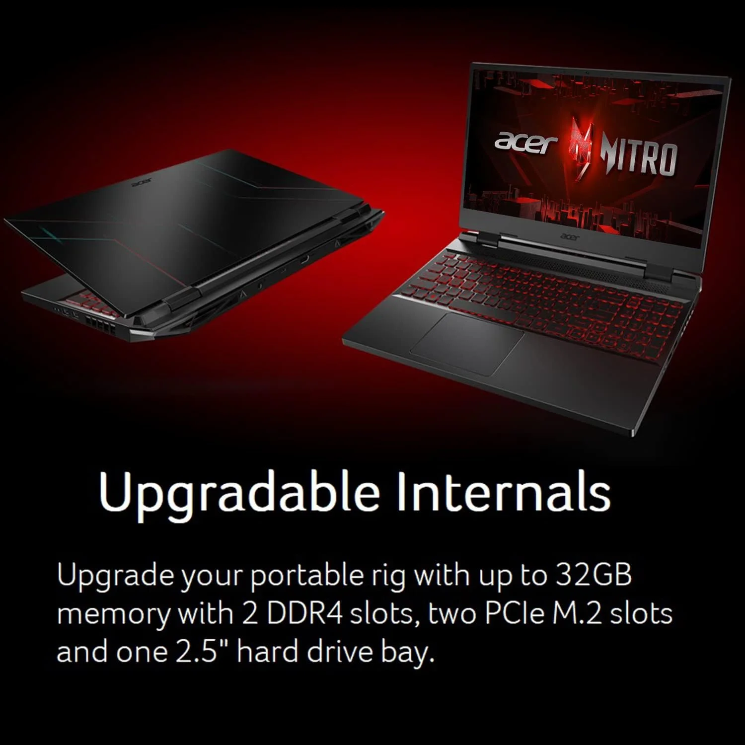 لپ تاپ گیمینگ Acer Nitro 5 نسل دوازدهم Intel Core i5-12500H / 16 گیگابایت رم / 512 گیگابایت SSD / 4 گیگابایت NVIDIA GeForce RTX 3050 Ti GPU / صفحه نمایش 15.6 اینچی FHD 144Hz IPS / ویندوز 11 هوم / مشکی آبسیدین / کیبورد انگلیسی لپ تاپ گیمینگ Acer Nitro 5 نسل دوازدهم Intel Core i5-12500H / 16 گیگابایت رم / 512 گیگابایت SSD / 4 گیگابایت NVIDIA GeForce RTX 3050 Ti GPU / صفحه نمایش 15.6 اینچی FHD 144Hz IPS / ویندوز 11 هوم / مشکی آبسیدین / کیبورد انگلیسی
