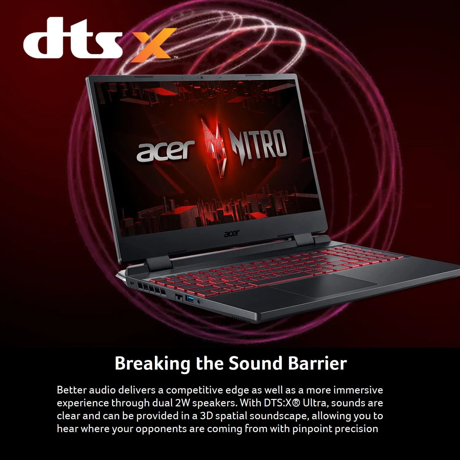 لپ تاپ گیمینگ Acer Nitro 5 نسل دوازدهم Intel Core i5-12500H / 16 گیگابایت رم / 512 گیگابایت SSD / 4 گیگابایت NVIDIA GeForce RTX 3050 Ti GPU / صفحه نمایش 15.6 اینچی FHD 144Hz IPS / ویندوز 11 هوم / مشکی آبسیدین / کیبورد انگلیسی لپ تاپ گیمینگ Acer Nitro 5 نسل دوازدهم Intel Core i5-12500H / 16 گیگابایت رم / 512 گیگابایت SSD / 4 گیگابایت NVIDIA GeForce RTX 3050 Ti GPU / صفحه نمایش 15.6 اینچی FHD 144Hz IPS / ویندوز 11 هوم / مشکی آبسیدین / کیبورد انگلیسی