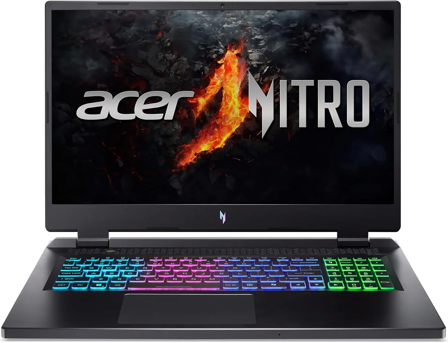 لپ تاپ گیمینگ Acer Nitro 17 | پردازنده شش هسته ای AMD Ryzen 5 8645HS با قابلیت هوش مصنوعی | کارت گرافیک NVIDIA GeForce RTX 4050 | صفحه نمایش 17.3 اینچی FHD IPS 165Hz | 16 گیگابایت DDR5 | 512 گیگابایت SSD | Wi-Fi 6E | AN17-42-R61S