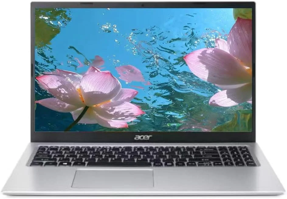لپ تاپ Acer Aspire، صفحه نمایش 15.6 اینچی FHD (1920x1080) LCD، پردازنده Intel i5-1135G7، رم 12 گیگابایتی DDR4، حافظه SSD 512 گیگابایتی PCIe، وب کم، HDMI، RJ45، Wi-Fi 6، ویندوز 11 Home، نقره ای، پد ماوس TWE