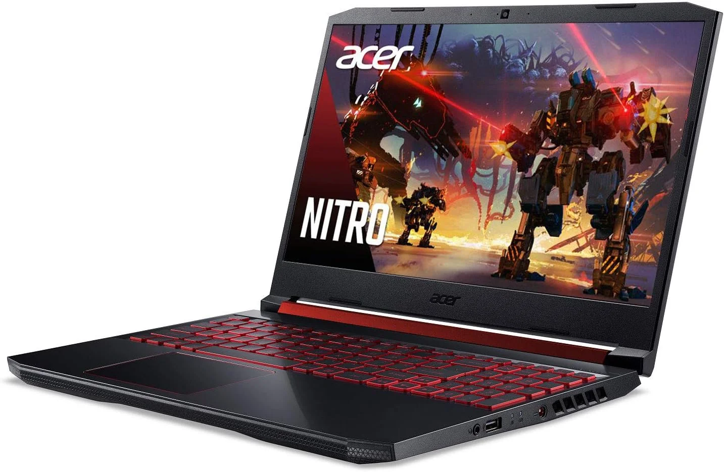 لپ تاپ گیمینگ Acer Nitro 5، نسل نهم پردازنده Intel Core i5-9300H، کارت گرافیک NVIDIA GeForce GTX 1650، صفحه نمایش 15.6 اینچی Full HD IPS، رم 8 گیگابایتی DDR4، حافظه SSD NVMe 256 گیگابایتی، Wi-Fi 6، کیبورد با نور پس زمینه، دارای Alexa داخلی، AN515-54-5812 لپ تاپ گیمینگ Acer Nitro 5، نسل نهم پردازنده Intel Core i5-9300H، کارت گرافیک NVIDIA GeForce GTX 1650، صفحه نمایش 15.6 اینچی Full HD IPS، رم 8 گیگابایتی DDR4، حافظه SSD NVMe 256 گیگابایتی، Wi-Fi 6، کیبورد با نور پس زمینه، دارای Alexa داخلی، AN515-54-5812