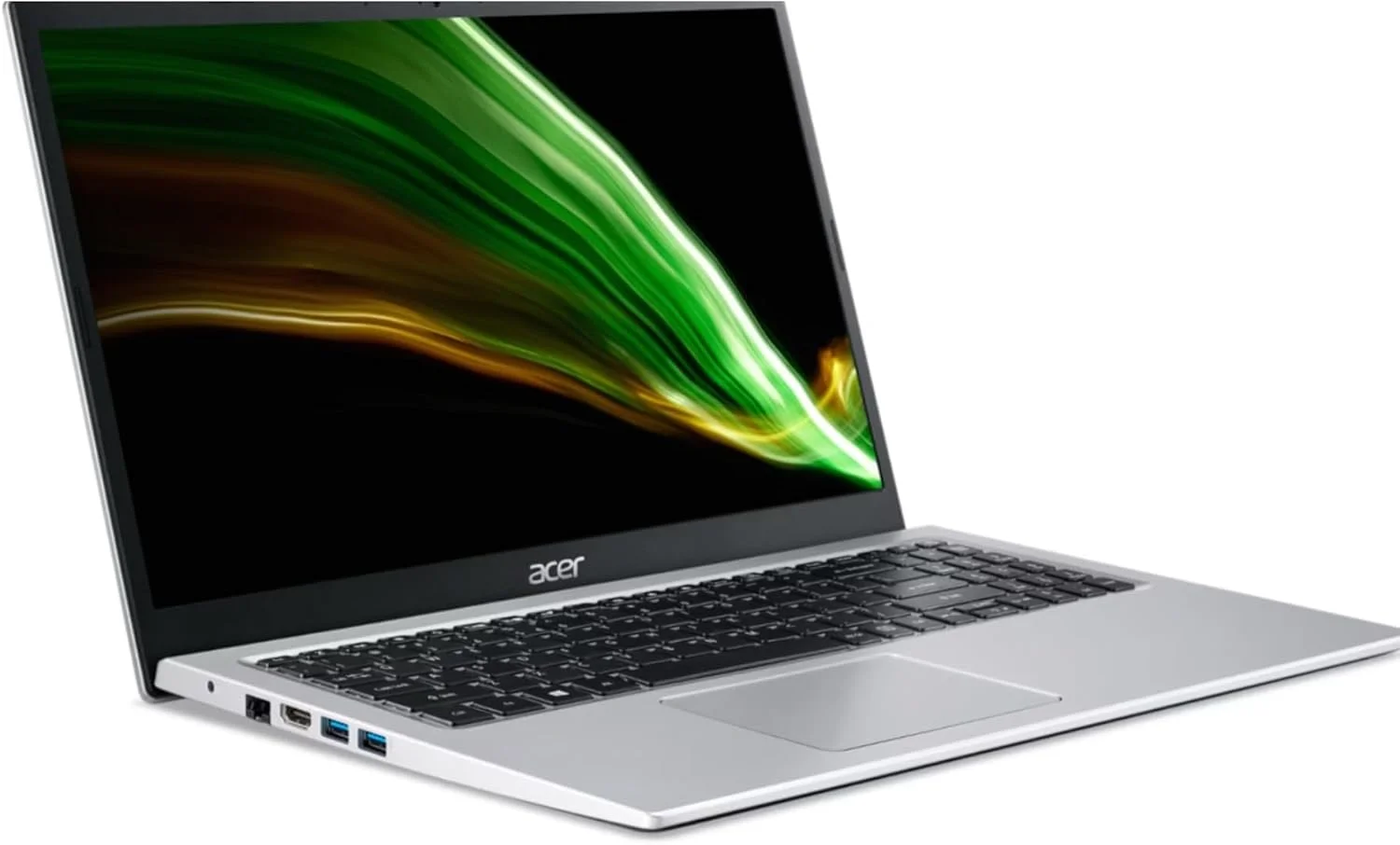 لپ تاپ Acer Aspire، صفحه نمایش 15.6 اینچی FHD (1920x1080) LCD، پردازنده Intel i5-1135G7، رم 12 گیگابایتی DDR4، حافظه SSD 512 گیگابایتی PCIe، وب کم، HDMI، RJ45، Wi-Fi 6، ویندوز 11 Home، نقره ای، پد ماوس TWE لپ تاپ Acer Aspire، صفحه نمایش 15.6 اینچی FHD (1920x1080) LCD، پردازنده Intel i5-1135G7، رم 12 گیگابایتی DDR4، حافظه SSD 512 گیگابایتی PCIe، وب کم، HDMI، RJ45، Wi-Fi 6، ویندوز 11 Home، نقره ای، پد ماوس TWE