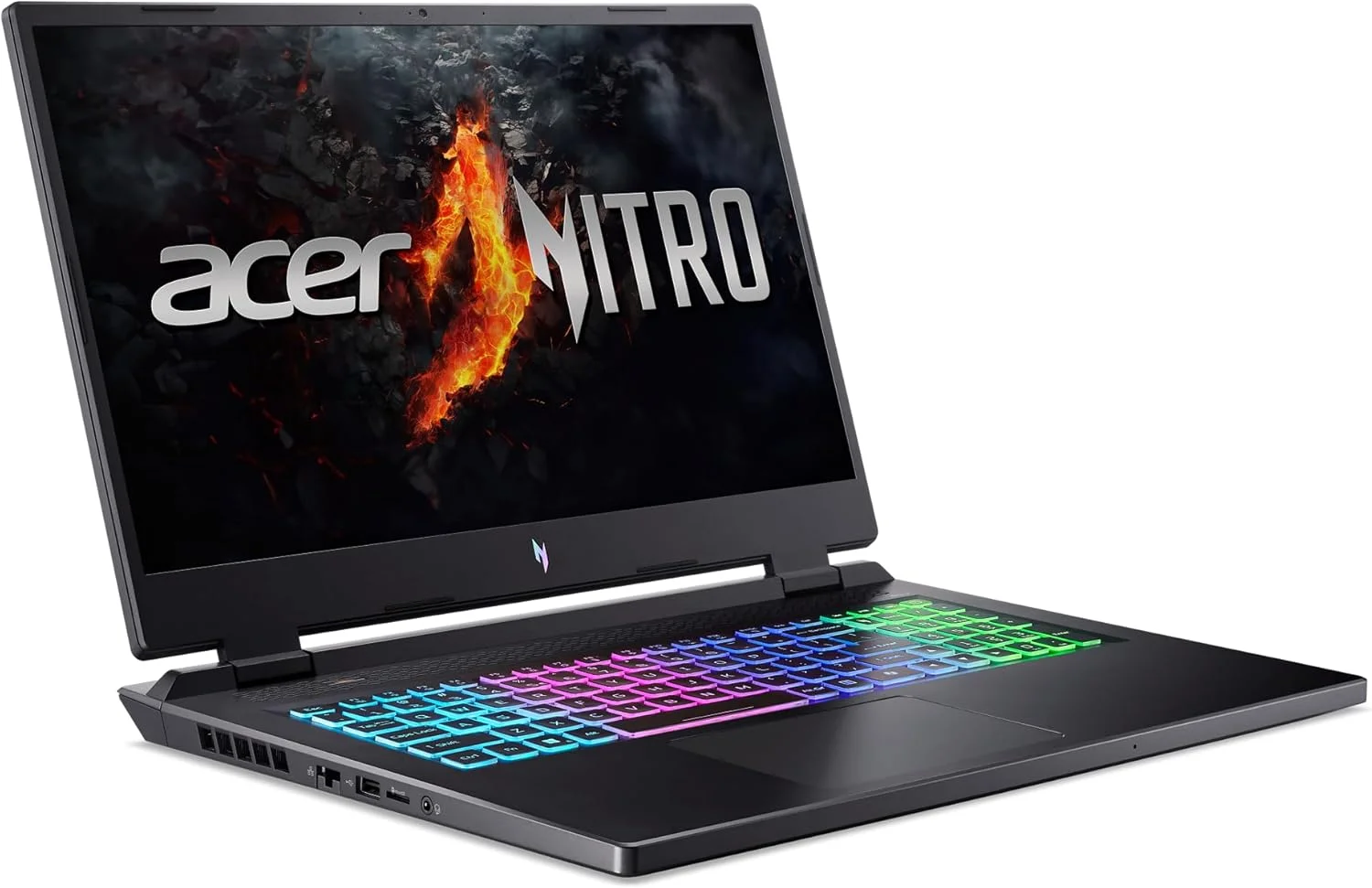 لپ تاپ گیمینگ Acer Nitro 17 | پردازنده شش هسته ای AMD Ryzen 5 8645HS با قابلیت هوش مصنوعی | کارت گرافیک NVIDIA GeForce RTX 4050 | صفحه نمایش 17.3 اینچی FHD IPS 165Hz | 16 گیگابایت DDR5 | 512 گیگابایت SSD | Wi-Fi 6E | AN17-42-R61S