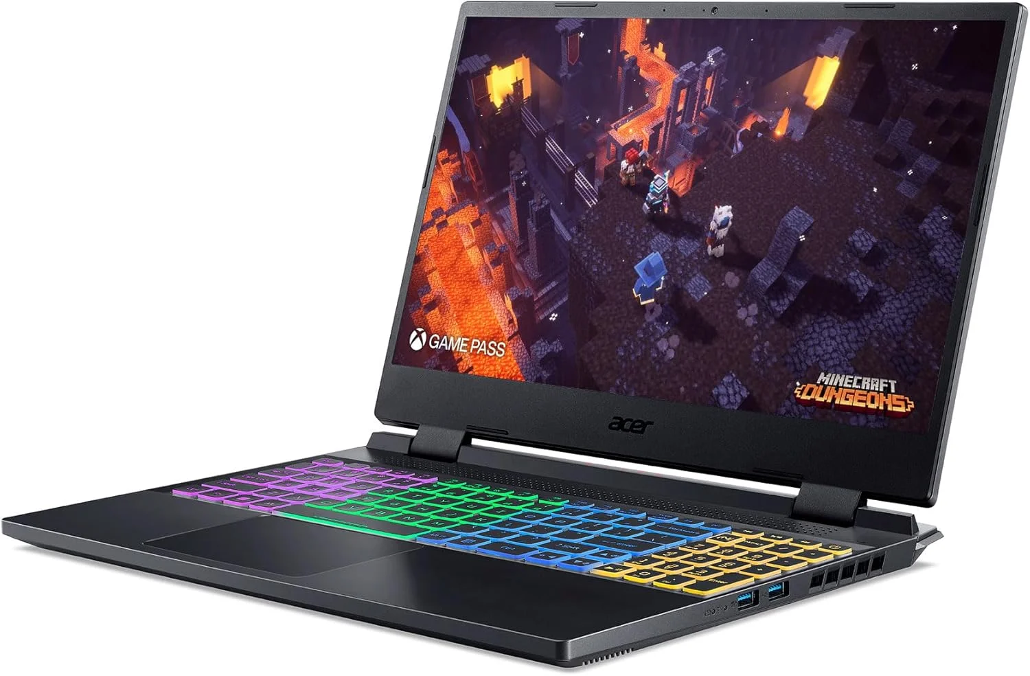 لپ تاپ گیمینگ ایسر نیترو 5 با صفحه نمایش 15.6 اینچی FHD IPS - نسل دوازدهم پردازنده Intel Core i7-12650H - رم 16 گیگابایتی DDR5 - حافظه SSD یک ترابایتی PCIe NVMe - کارت گرافیک 6 گیگابایتی NVIDIA GeForce RTX 4050 - نور پس زمینه RGB - ویندوز 11 - مشکی لپ تاپ گیمینگ ایسر نیترو 5 با صفحه نمایش 15.6 اینچی FHD IPS - نسل دوازدهم پردازنده Intel Core i7-12650H - رم 16 گیگابایتی DDR5 - حافظه SSD یک ترابایتی PCIe NVMe - کارت گرافیک 6 گیگابایتی NVIDIA GeForce RTX 4050 - نور پس زمینه RGB - ویندوز 11 - مشکی