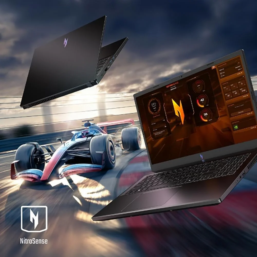 لپ تاپ گیمینگ ایسر Nitro V | پردازنده شش هسته ای AMD Ryzen 5 7535HS | کارت گرافیک لپ تاپ NVIDIA GeForce RTX 4050 | صفحه نمایش 15.6 اینچی FHD IPS 144 هرتز | 8 گیگابایت DDR5 | 512 گیگابایت SSD | WiFi 6 | صفحه کلید با نور پس زمینه | ANV15-41-R5N6 لپ تاپ گیمینگ ایسر Nitro V | پردازنده شش هسته ای AMD Ryzen 5 7535HS | کارت گرافیک لپ تاپ NVIDIA GeForce RTX 4050 | صفحه نمایش 15.6 اینچی FHD IPS 144 هرتز | 8 گیگابایت DDR5 | 512 گیگابایت SSD | WiFi 6 | صفحه کلید با نور پس زمینه | ANV15-41-R5N6