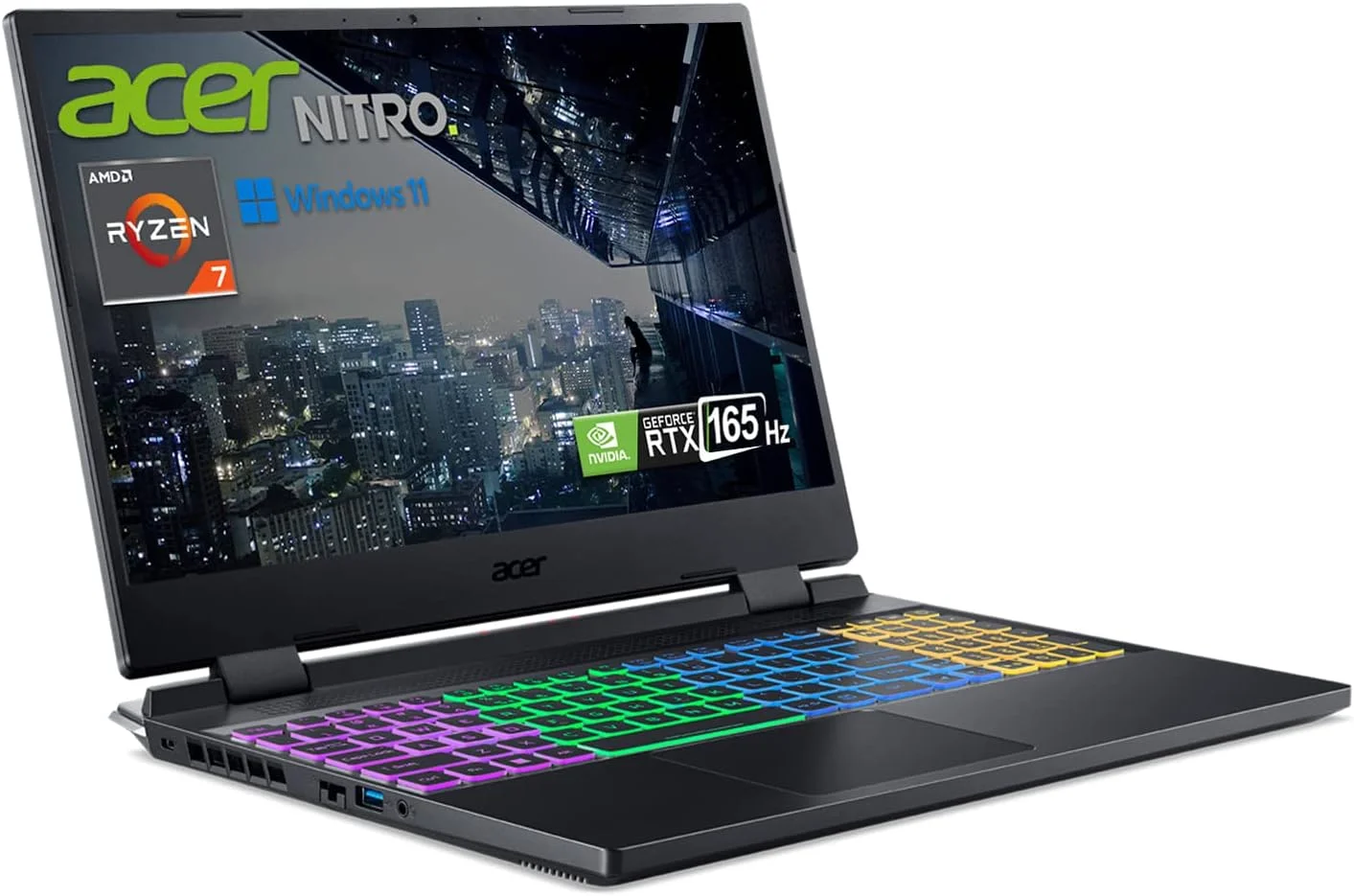 لپ تاپ گیمینگ ایسر نیترو 5 | AMD Ryzen 7 6800H | کارت گرافیک GeForce RTX 3070 Ti | نمایشگر 15.6 اینچی QHD 165Hz IPS | رم 32 گیگابایتی DDR5 | SSD 1 ترابایتی PCIe | Killer Wi-Fi 6 | کیبورد با نور پس زمینه RGB 4 ناحیه ای لپ تاپ گیمینگ ایسر نیترو 5 | AMD Ryzen 7 6800H | کارت گرافیک GeForce RTX 3070 Ti | نمایشگر 15.6 اینچی QHD 165Hz IPS | رم 32 گیگابایتی DDR5 | SSD 1 ترابایتی PCIe | Killer Wi-Fi 6 | کیبورد با نور پس زمینه RGB 4 ناحیه ای