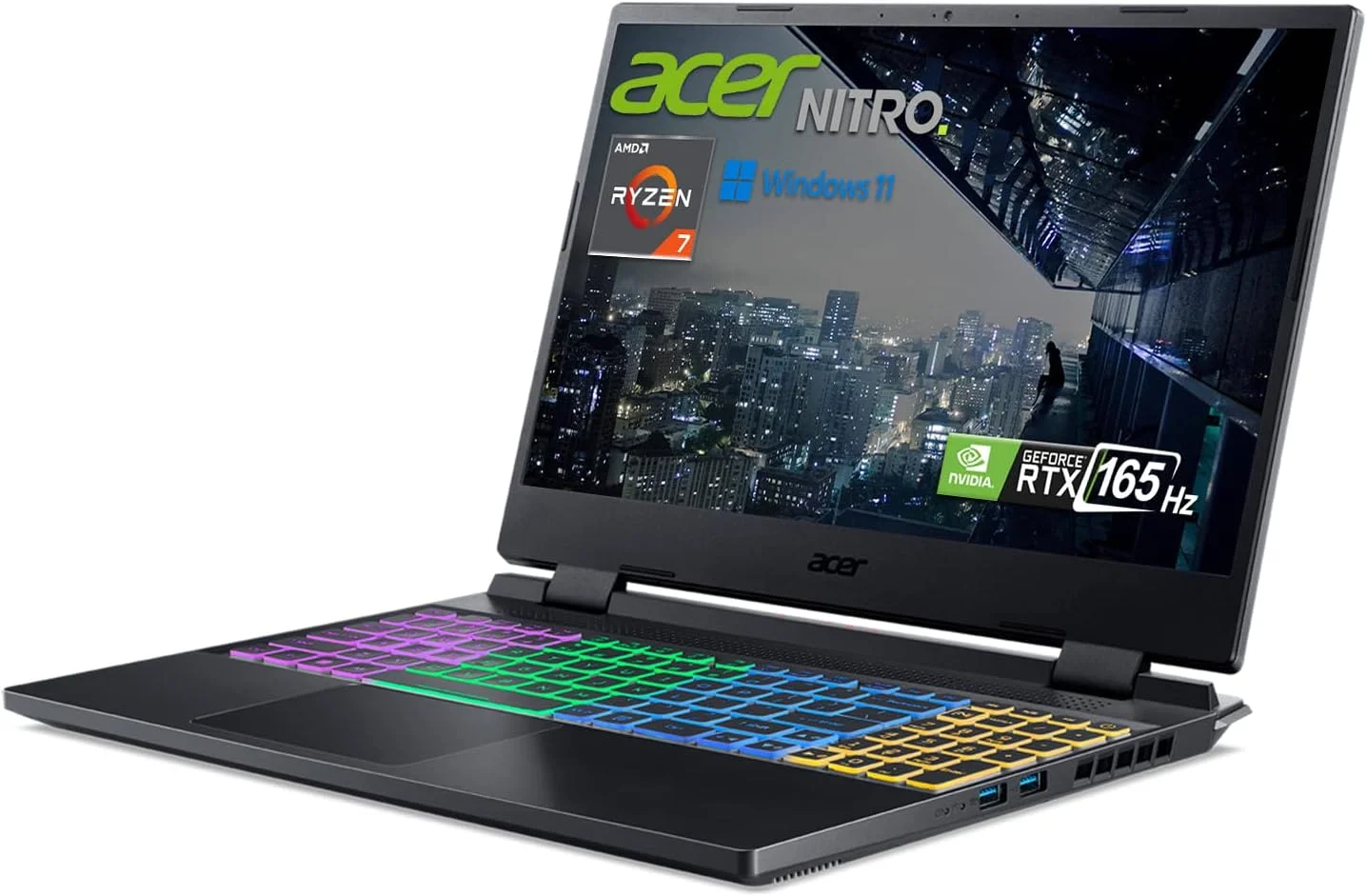 لپ تاپ گیمینگ ایسر نیترو 5 | AMD Ryzen 7 6800H | کارت گرافیک GeForce RTX 3070 Ti | نمایشگر 15.6 اینچی QHD 165Hz IPS | رم 32 گیگابایتی DDR5 | SSD 1 ترابایتی PCIe | Killer Wi-Fi 6 | کیبورد با نور پس زمینه RGB 4 ناحیه ای لپ تاپ گیمینگ ایسر نیترو 5 | AMD Ryzen 7 6800H | کارت گرافیک GeForce RTX 3070 Ti | نمایشگر 15.6 اینچی QHD 165Hz IPS | رم 32 گیگابایتی DDR5 | SSD 1 ترابایتی PCIe | Killer Wi-Fi 6 | کیبورد با نور پس زمینه RGB 4 ناحیه ای