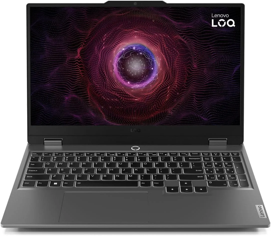 لپ تاپ گیمینگ لنوو LOQ 15ARP9 با تراشه هوش مصنوعی، صفحه نمایش 15.6 اینچی FHD IPS 100% SRGB 144Hz، پردازنده Ryzen 7 7435HS، رم 24 گیگابایت، حافظه SSD 1 ترابایت، کارت گرافیک RTX 4070 8GB GDDR6، نور پس زمینه Eng-Arb، ویندوز 11، خاکستری لونا - [83JC008CAX]
