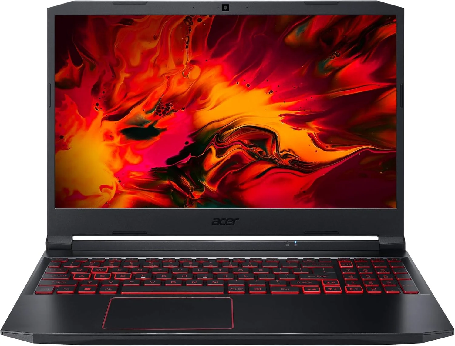 لپ تاپ گیمینگ Acer Nitro 5، نسل دهم پردازنده Intel Core i5-10300H، کارت گرافیک NVIDIA GeForce GTX 1650 Ti، صفحه نمایش 15.6 اینچی Full HD IPS 144Hz، رم 8 گیگابایتی DDR4، حافظه SSD 256 گیگابایتی NVMe، WiFi 6، کیبورد با نور پس زمینه، AN515-55-59KS (ارتقا یافته)