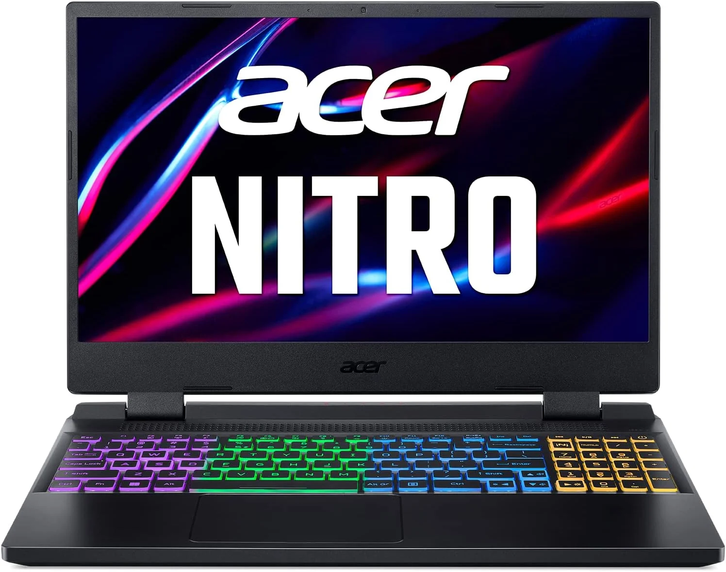 لپ تاپ گیمینگ ایسر نیترو 5، نسل دوازدهم اینتل Core i7-12700H با 14 هسته تا 4.70 گیگاهرتز / 16 گیگابایت رم DDR4 / 512 گیگابایت SSD - کارت گرافیک 6 گیگابایتی NVIDIA® GeForce® RTX 3060 / صفحه نمایش 15.6 اینچی FHD IPS 144 هرتز / ویندوز 11 هوم - WiFi 6 - مشکی