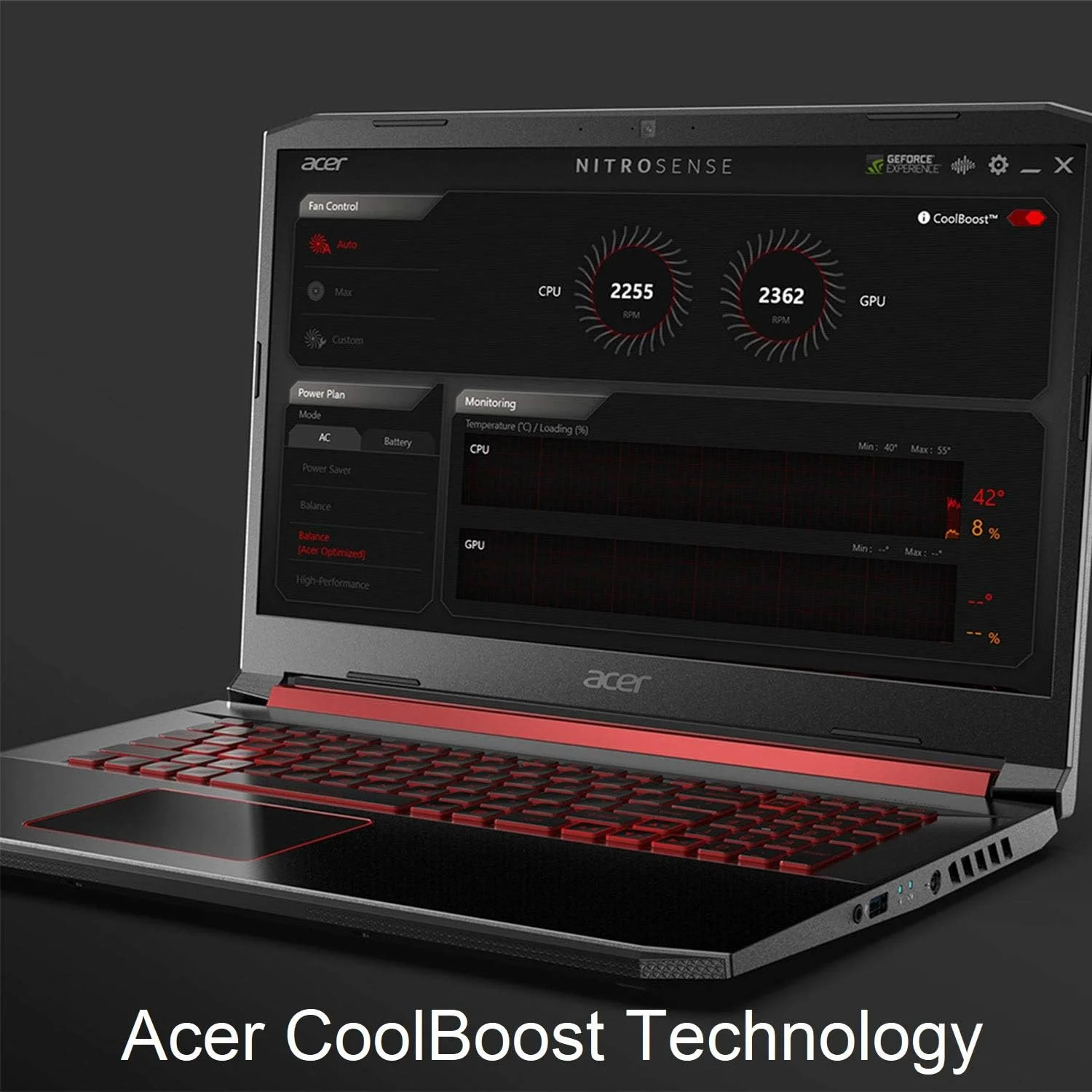 لپ تاپ گیمینگ Acer Nitro 5، نسل نهم پردازنده Intel Core i7-9750H، کارت گرافیک NVIDIA GeForce RTX 2060، صفحه نمایش 15.6 اینچی Full HD IPS 144Hz، رم 16 گیگابایتی DDR4، حافظه SSD NVMe 256 گیگابایتی، Wi-Fi 6، Waves MaxxAudio، کیبورد با نور پس زمینه، AN515-54-728C
