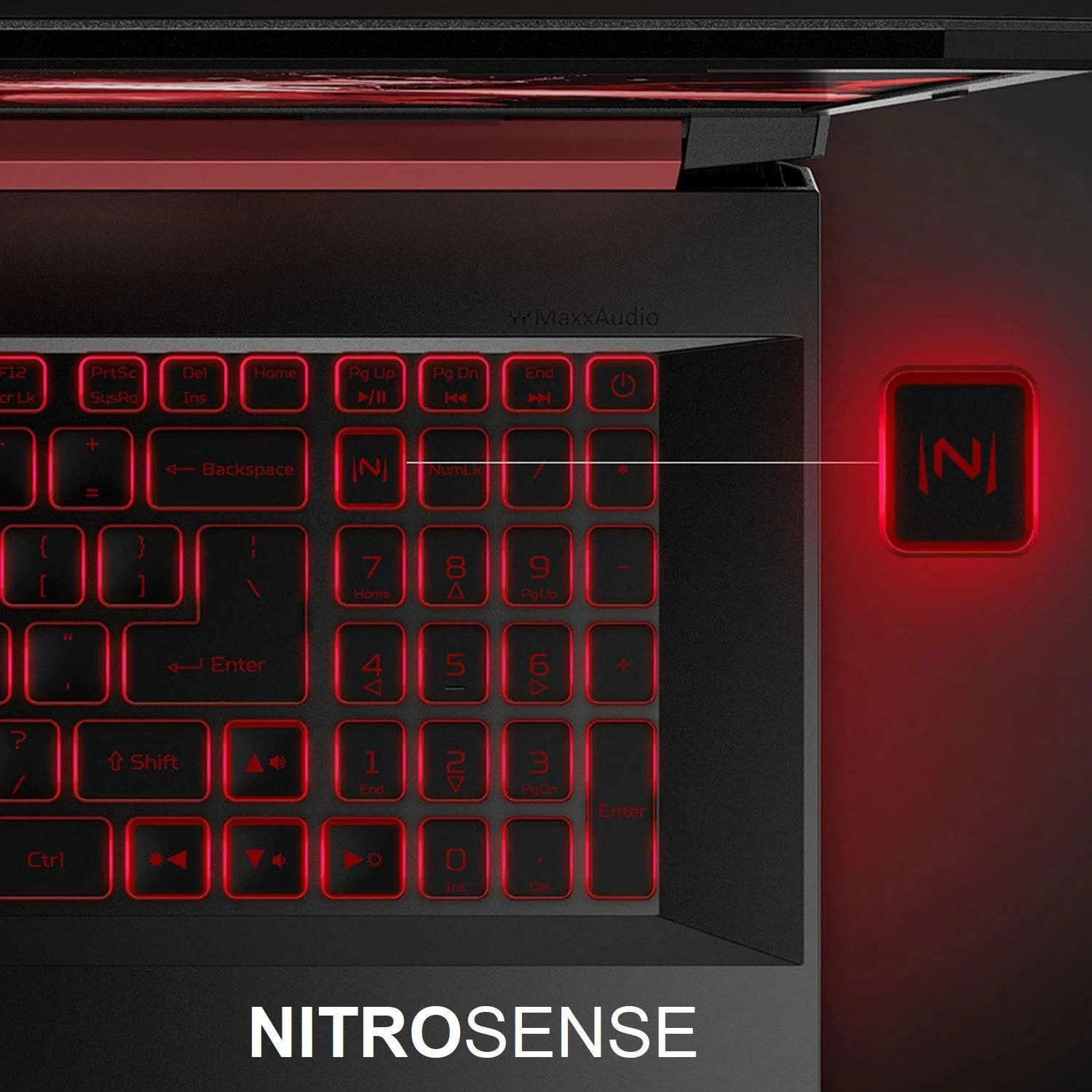 لپ تاپ گیمینگ Acer Nitro 5، نسل نهم پردازنده Intel Core i7-9750H، کارت گرافیک NVIDIA GeForce RTX 2060، صفحه نمایش 15.6 اینچی Full HD IPS 144Hz، رم 16 گیگابایتی DDR4، حافظه SSD NVMe 256 گیگابایتی، Wi-Fi 6، Waves MaxxAudio، کیبورد با نور پس زمینه، AN515-54-728C