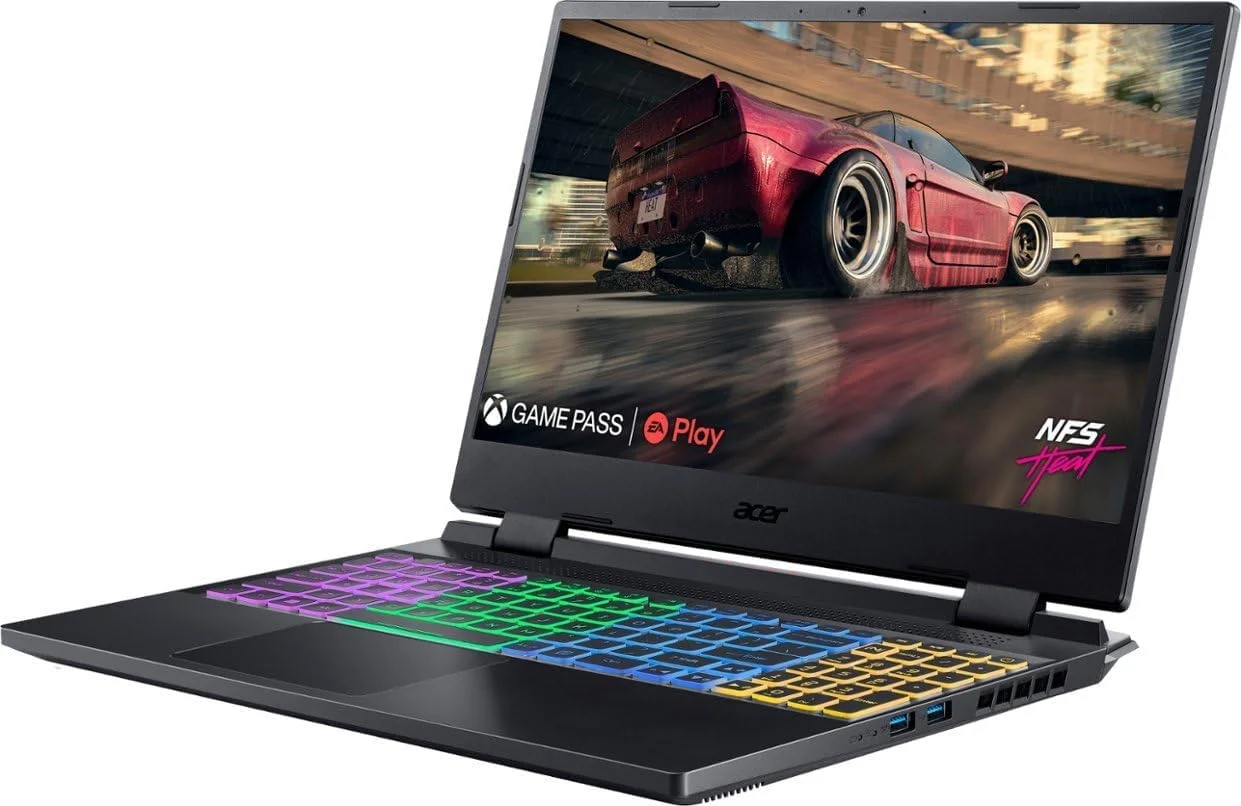 لپ تاپ گیمینگ ایسر نیترو 5 | پردازنده مرکزی AMD Ryzen 7 6800H هشت هسته ای | کارت گرافیک لپ تاپ NVIDIA GeForce RTX 3070 Ti | صفحه نمایش 15.6 اینچی QHD 165Hz IPS | 32 گیگابایت DDR5 | 1 ترابایت SSD Gen 4 | Wi-Fi 6E | نور پس زمینه RGB