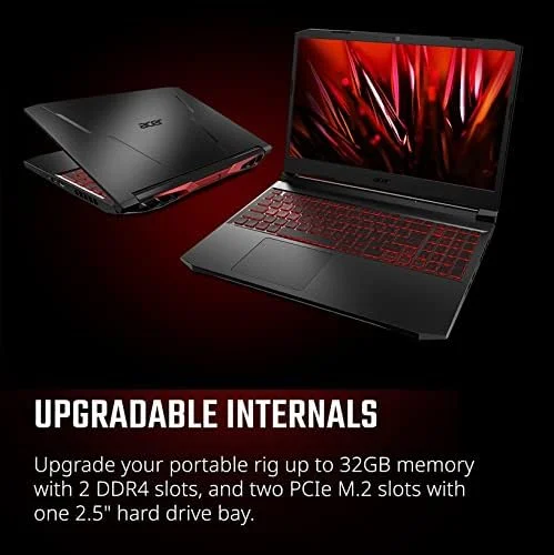 لپ تاپ گیمینگ Acer Nitro 5 AN515-57-79TD | پردازنده Intel Core i7-11800H | کارت گرافیک NVIDIA GeForce RTX 3050 Ti | صفحه نمایش 15.6 اینچی FHD 144Hz IPS | رم 8 گیگابایتی DDR4 | حافظه SSD NVMe 512 گیگابایتی | Killer Wi-Fi 6 | کیبورد با نور پس زمینه