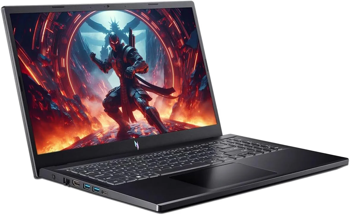 لپ تاپ گیمینگ ایسر Nitro V 15: پردازنده Intel Core i9 13900H (تا 5.4 گیگاهرتز), 16 گیگابایت رم DDR5, 512 گیگابایت SSD, صفحه نمایش 15.6 اینچی LED, کارت گرافیک NVIDIA GeForce RTX 4060, ویندوز 11 هوم, کیبورد انگلیسی لپ تاپ گیمینگ ایسر Nitro V 15: پردازنده Intel Core i9 13900H (تا 5.4 گیگاهرتز), 16 گیگابایت رم DDR5, 512 گیگابایت SSD, صفحه نمایش 15.6 اینچی LED, کارت گرافیک NVIDIA GeForce RTX 4060, ویندوز 11 هوم, کیبورد انگلیسی
