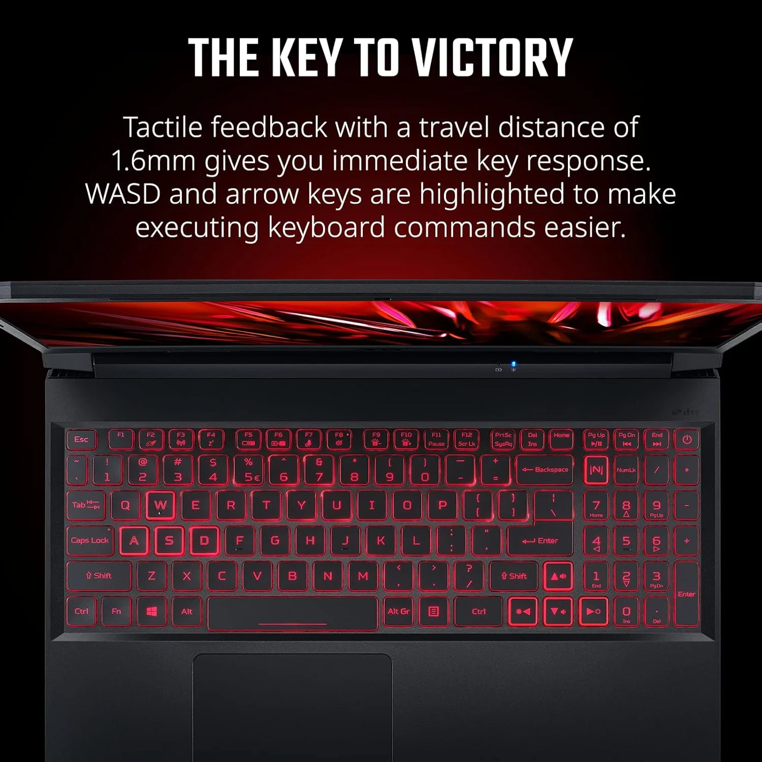لپ تاپ گیمینگ Acer Nitro 5 AN515-57-79TD | پردازنده Intel Core i7-11800H | کارت گرافیک NVIDIA GeForce RTX 3050 Ti | صفحه نمایش 15.6 اینچی FHD 144Hz IPS | رم 8 گیگابایتی DDR4 | حافظه SSD NVMe 512 گیگابایتی | Killer Wi-Fi 6 | کیبورد با نور پس زمینه