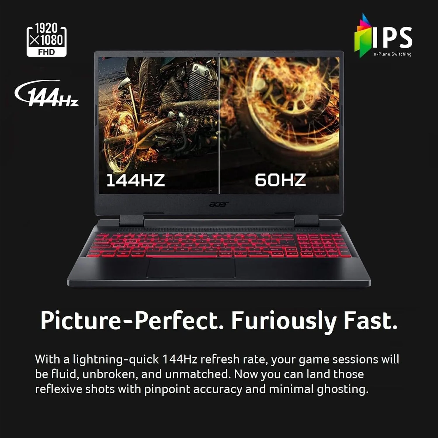 لپ تاپ گیمینگ ایسر Nitro 5، صفحه نمایش 15.6 اینچی FHD IPS 144 هرتز، نسل دوازدهم اینتل 12 هسته ای i5-12500H، GeForce RTX 3050، رم 64 گیگابایتی، SSD PCIe 2 ترابایتی، Thunderbolt 4، صفحه کلید با نور پس زمینه، WiFi6، کابل HDMI PDG، ویندوز 11 پرو لپ تاپ گیمینگ ایسر Nitro 5، صفحه نمایش 15.6 اینچی FHD IPS 144 هرتز، نسل دوازدهم اینتل 12 هسته ای i5-12500H، GeForce RTX 3050، رم 64 گیگابایتی، SSD PCIe 2 ترابایتی، Thunderbolt 4، صفحه کلید با نور پس زمینه، WiFi6، کابل HDMI PDG، ویندوز 11 پرو