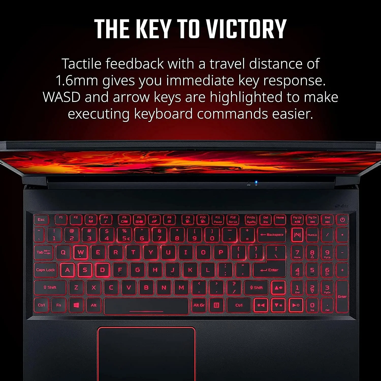 لپ تاپ گیمینگ ایسر نیترو 5، صفحه نمایش 15.6 اینچی FHD 144Hz IPS، پردازنده Intel Core i5-10300H، گرافیک لپ تاپ GeForce RTX 3050، رم 64 گیگابایتی DDR4، حافظه SSD NVMe 2 ترابایتی، Intel Wi-Fi 6، صفحه کلید با نور پس زمینه، ویندوز 10