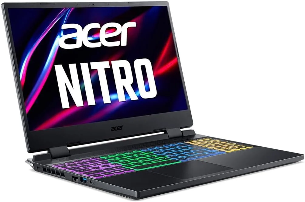 لپ تاپ گیمینگ جدید ایسر نیترو V 15 ANV15-51 مدل 2023، پردازنده Intel Core i5-13420H، رم 32 گیگابایت DDR5، حافظه SSD 2 ترابایت، صفحه نمایش 15.6 اینچ FHD 144 هرتز، کارت گرافیک NVIDIA RTX 3050 6GB، کیبورد با نور پس زمینه، Thunderbolt 4، ویندوز 11 لپ تاپ گیمینگ جدید ایسر نیترو V 15 ANV15-51 مدل 2023، پردازنده Intel Core i5-13420H، رم 32 گیگابایت DDR5، حافظه SSD 2 ترابایت، صفحه نمایش 15.6 اینچ FHD 144 هرتز، کارت گرافیک NVIDIA RTX 3050 6GB، کیبورد با نور پس زمینه، Thunderbolt 4، ویندوز 11